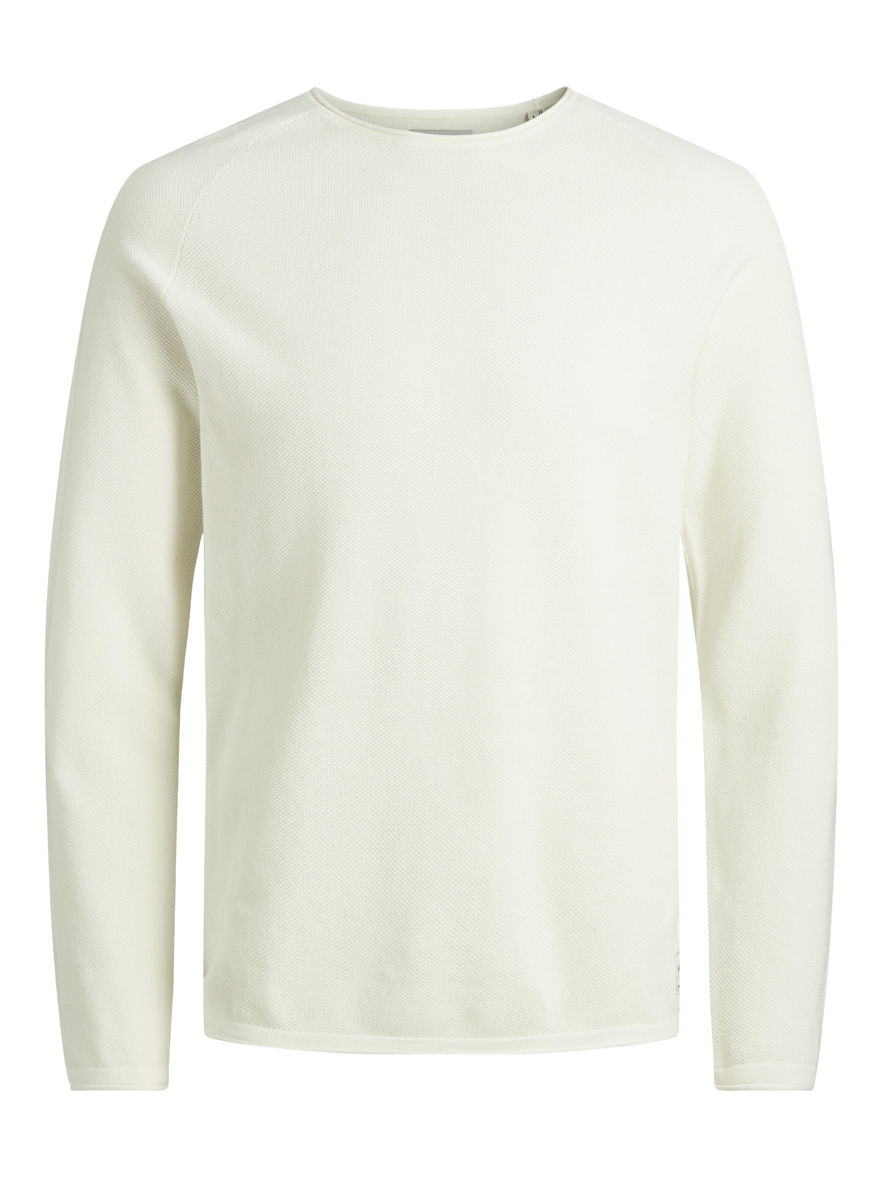 Jack&Jones - Jauhill Knit Crew Neck Noos Cloud Dancer - Gr. - S - Bild 6