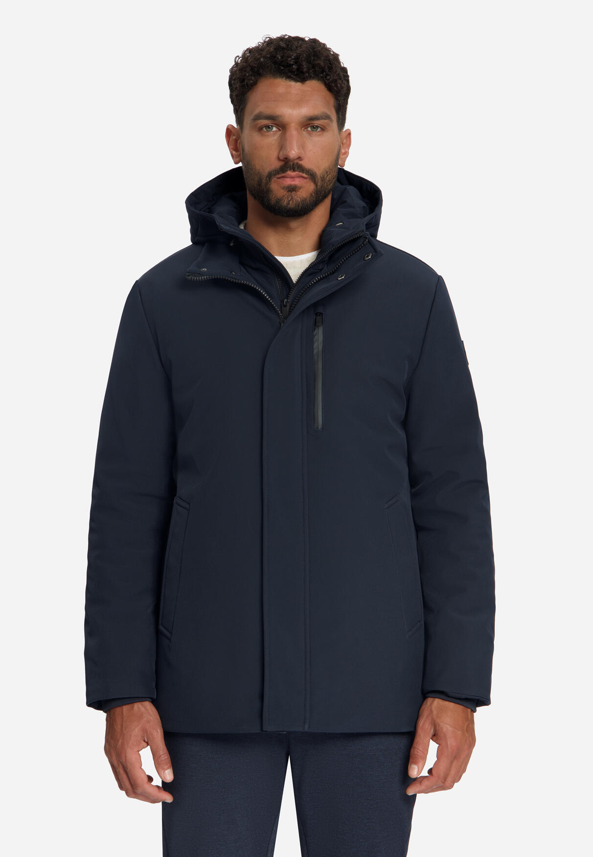 No Excess Jacke Hooded Softshell Navy Blau Dunkelblau Größe XL - Bild 3