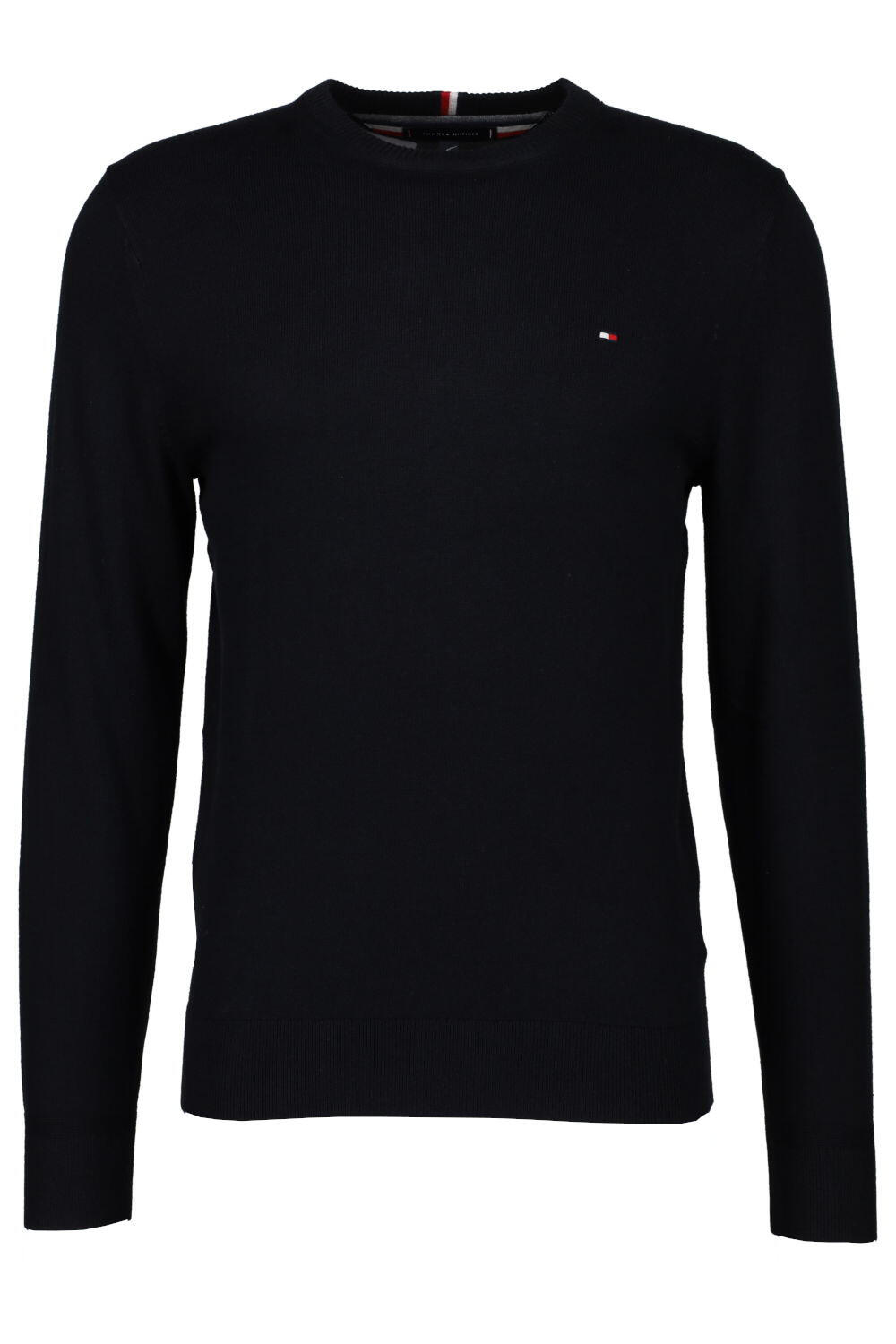 Tommy Hilfiger - Luxuriöser Schwarzer Crew Neck Sweater - Knitwear - Herren - Schwarzk - Xl - Bild 3