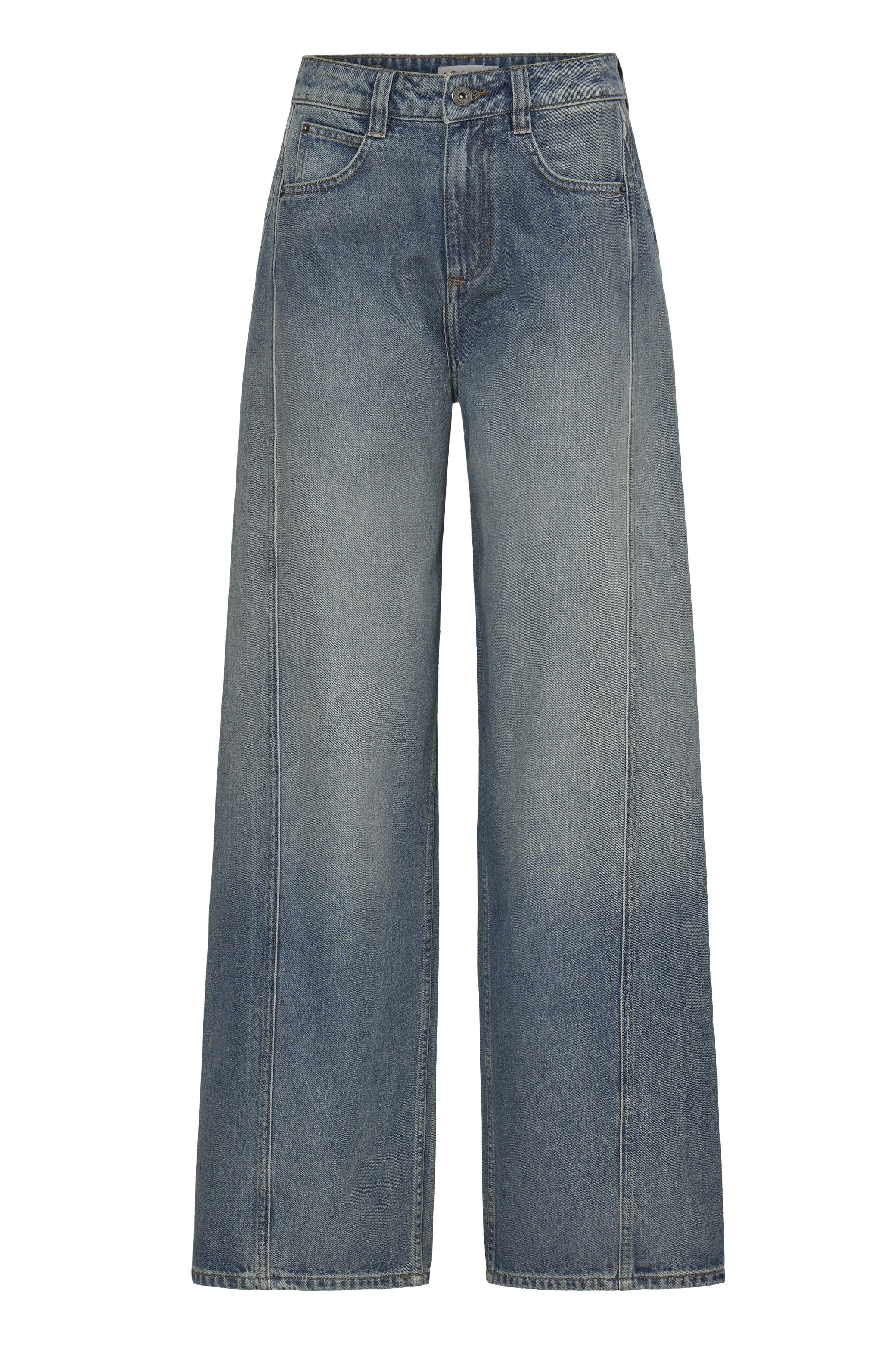 Ichi Damen Bleu Wide Leg Jeans Ihnaolia - Bild 2