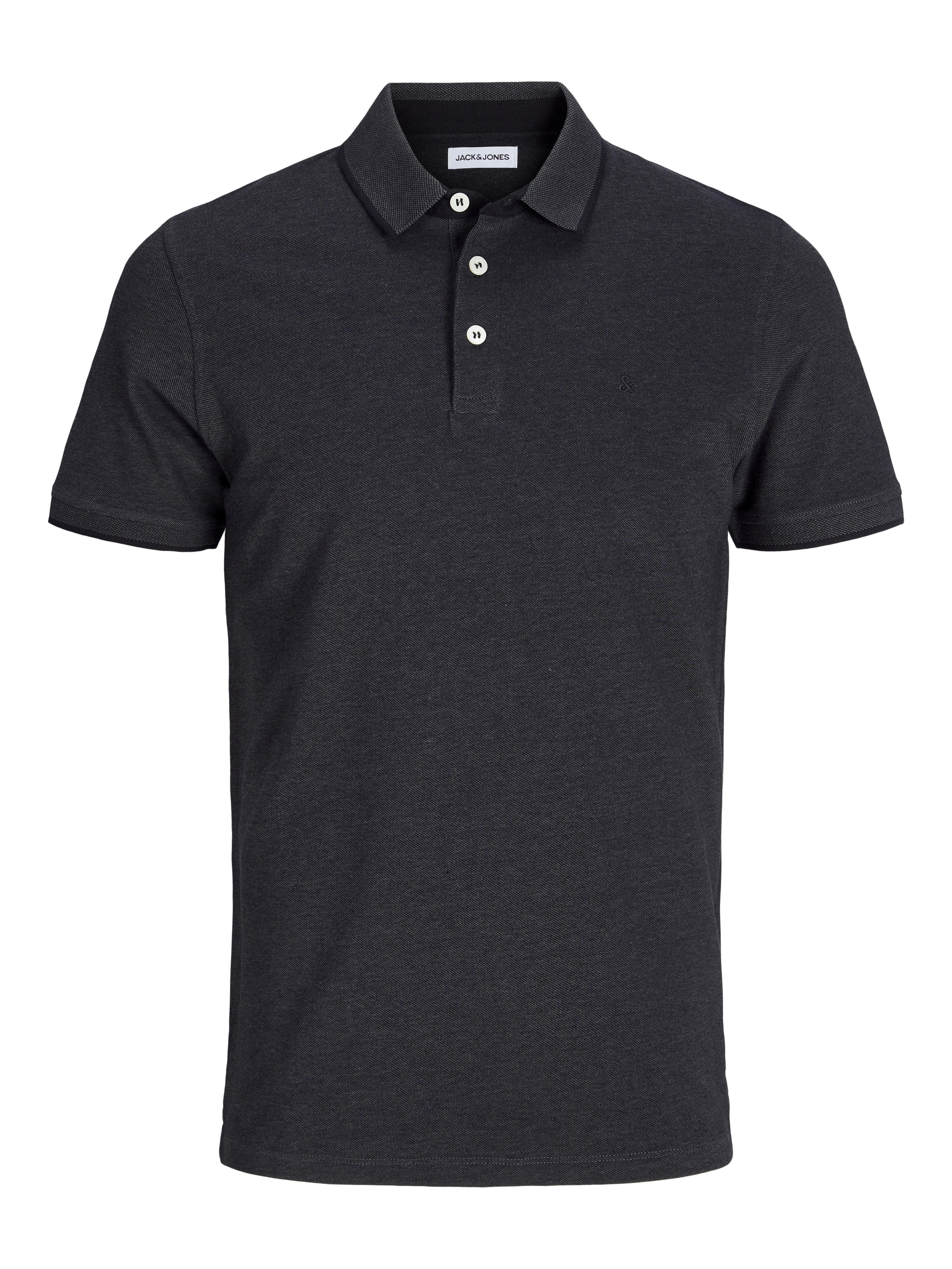 VAN GRAAF Jack & Jones Herren Grau Poloshirt Baumwolle Klein - Bild 4