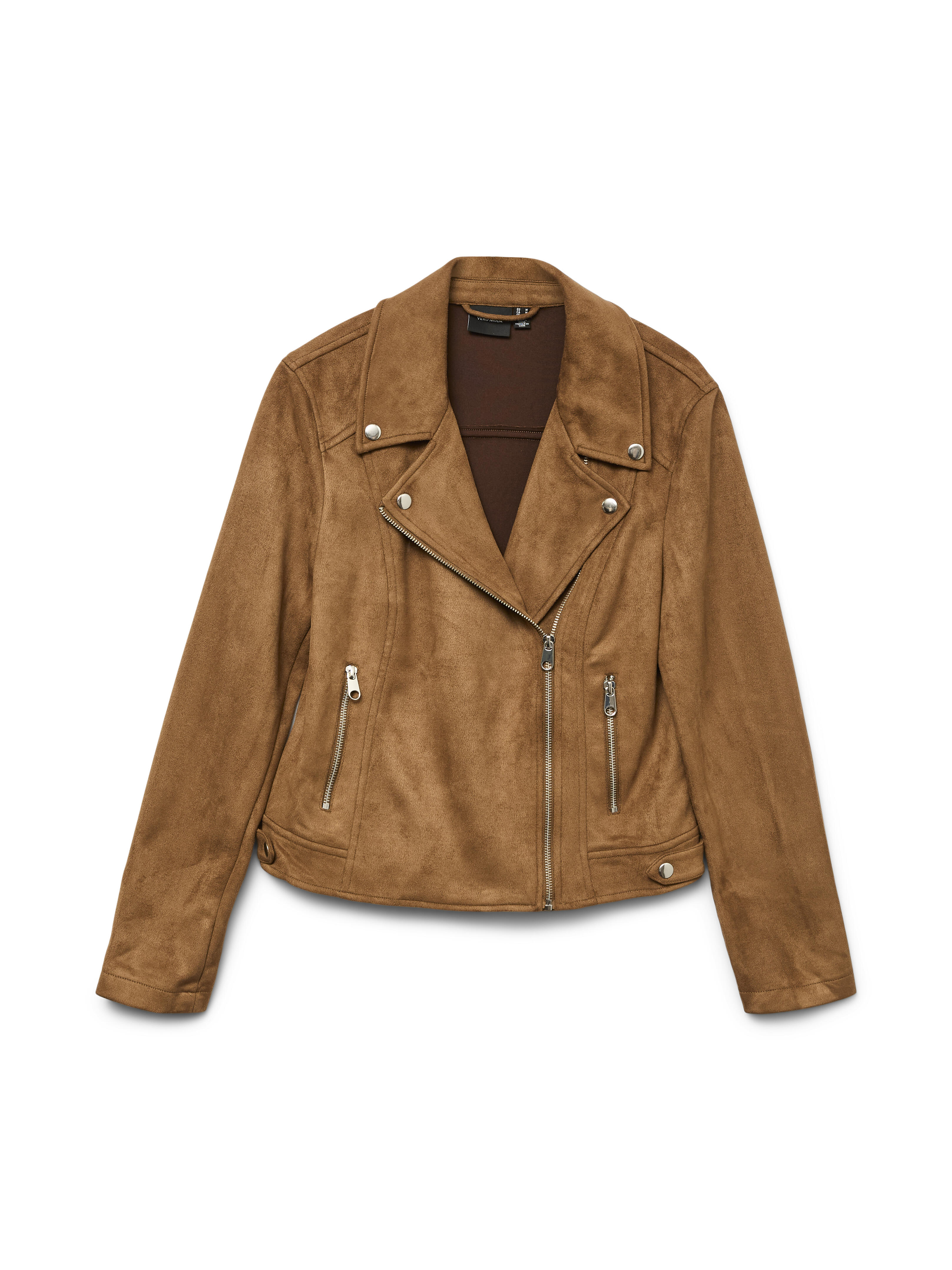 Vero Moda Braun Lederjacke Jose In Cognac - Bild 6