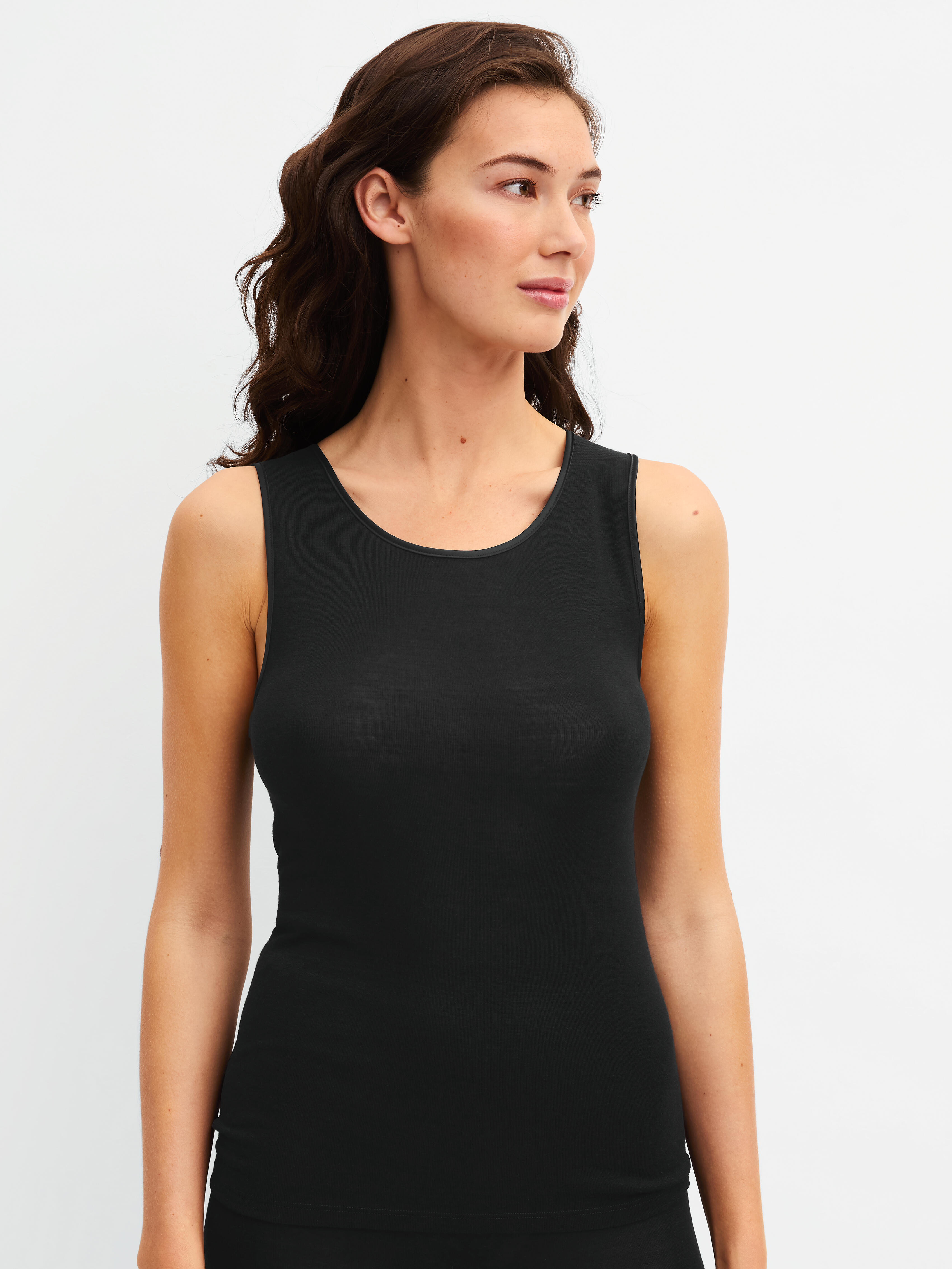 Calida Damen Schwarz - Top Ohne Arm Ws - Gr. - L
