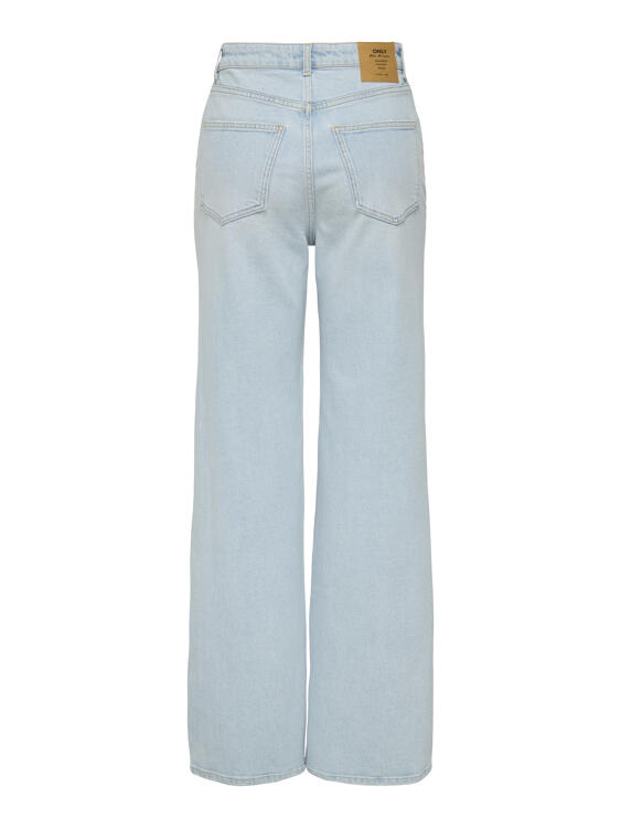 ONLY Women's Jeans Onlsilje Ex Hw Str Wide Dot854 Dnm ONLY Women's Jeans Onlsilje Ex Hw Str Wide Dot854 Dnm
