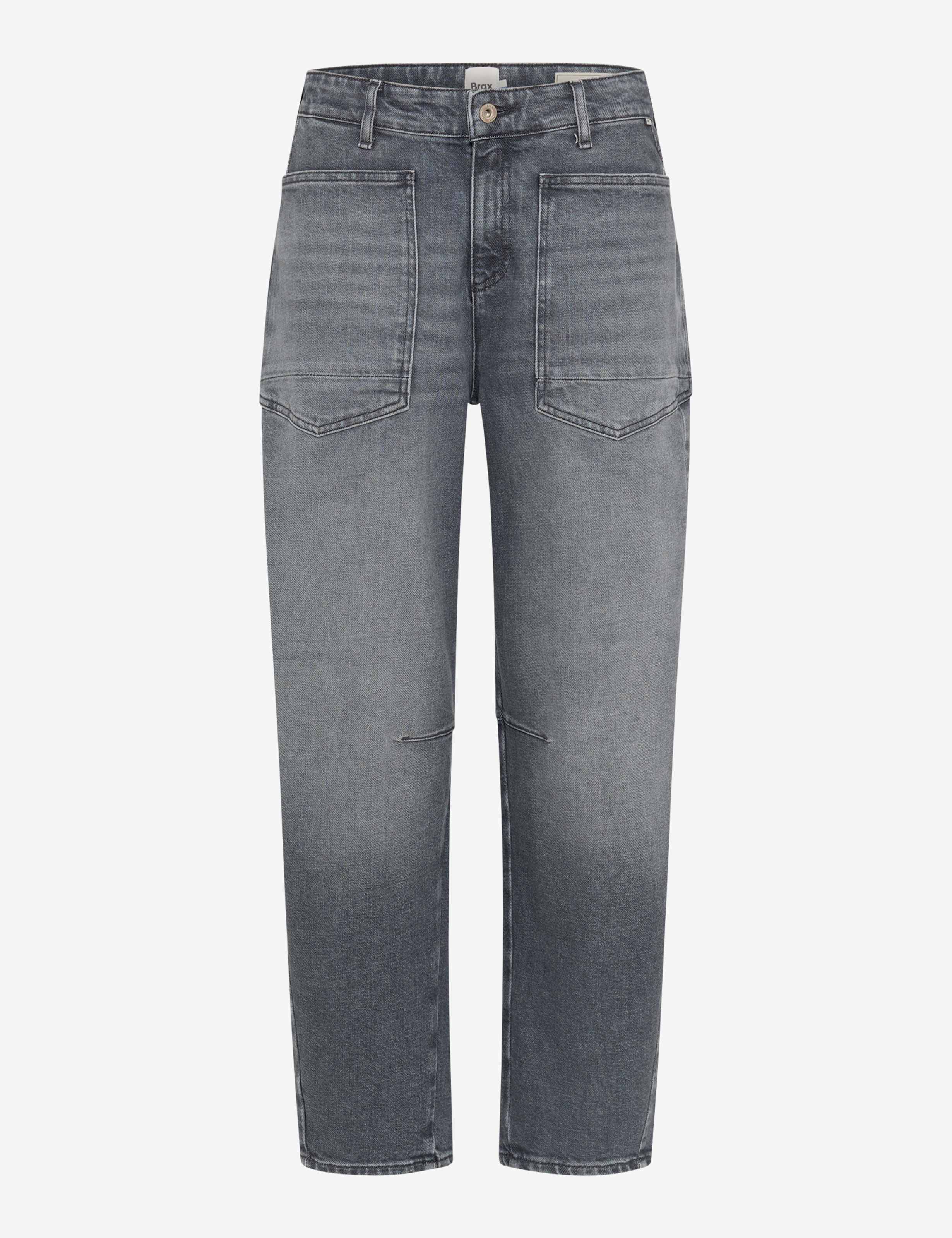 Brax Damen Denim Hellgrau Jeans Style Megan S Used Light Grey, Gr. 40 - Image 4