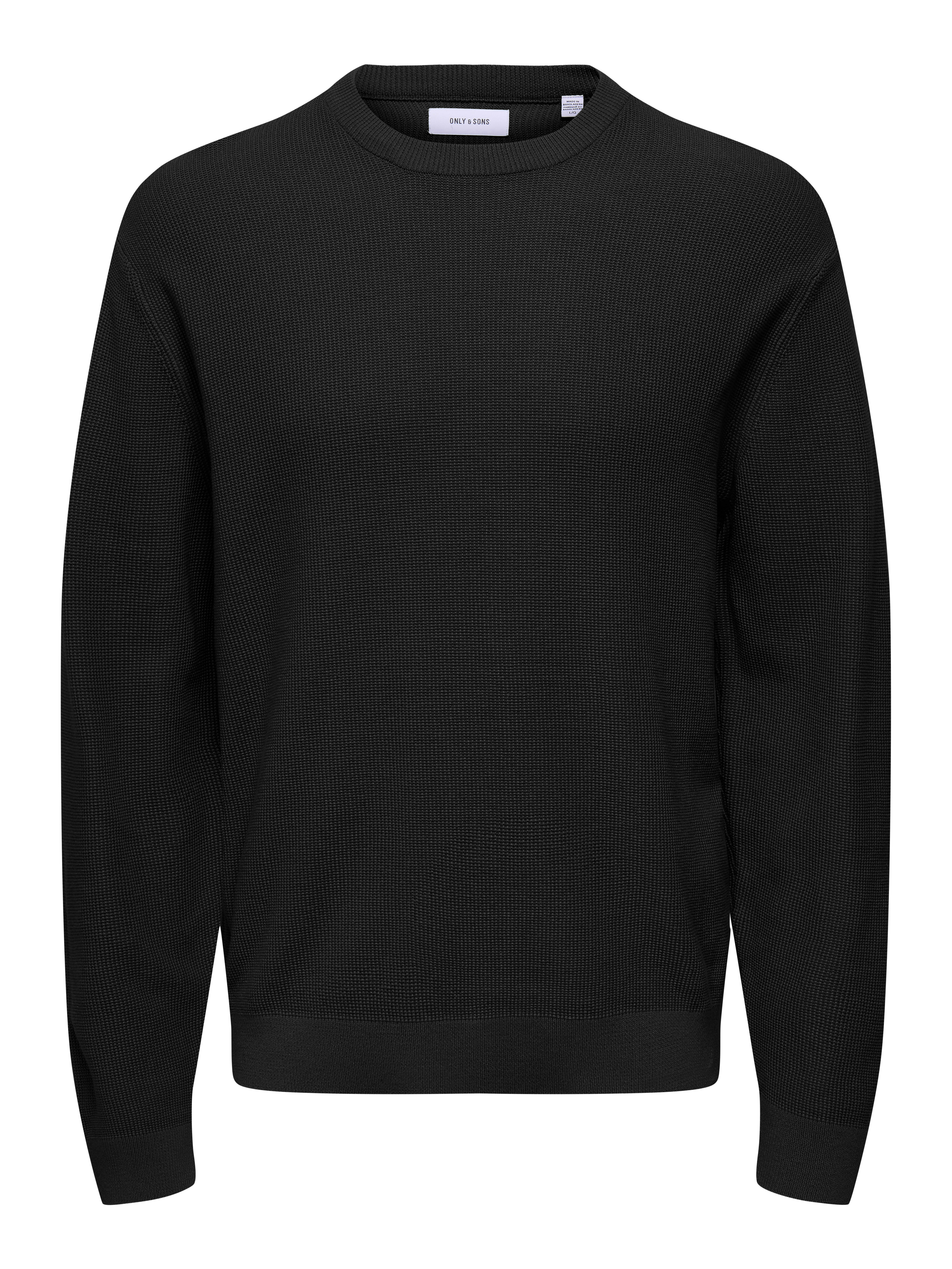 Only & Sons Herren Pullover Schwarz Gr. Übergröße XXL - Bild 3