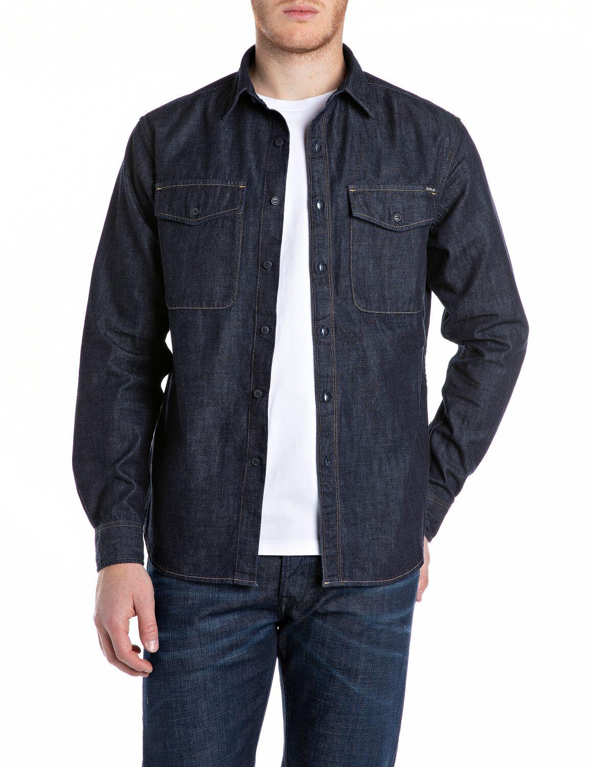 Replay - M4124 .000.860 B04 Dark Blue - Gr. - Xl