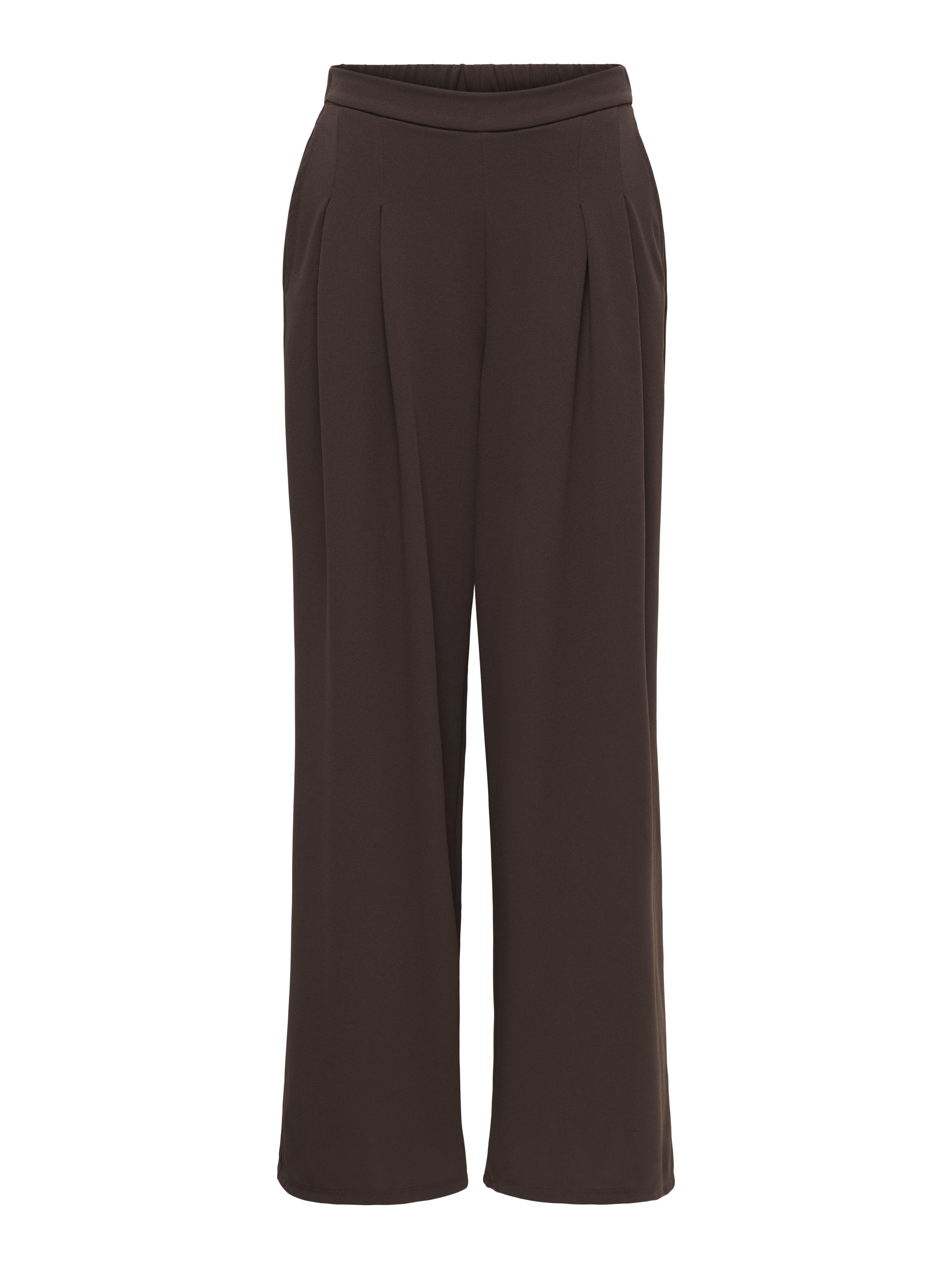 Only - Onlbang Pleat Wide Pant Jrs Coffee Bean - Gr. - M