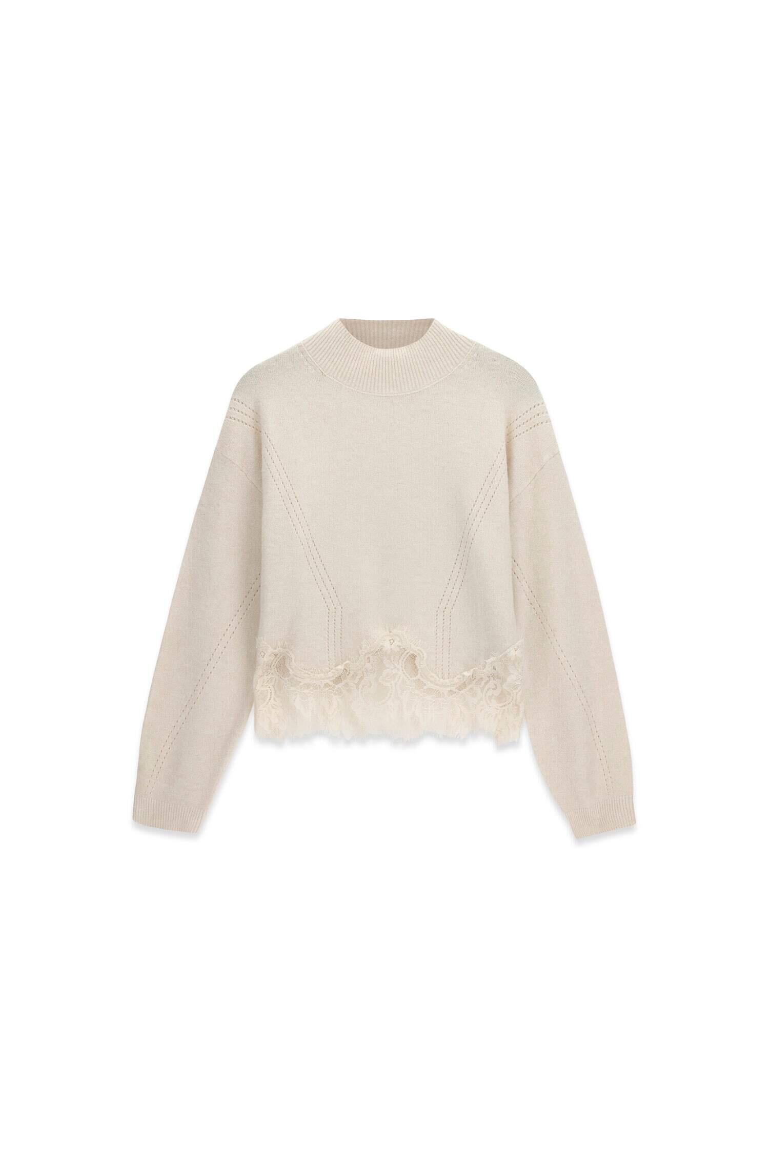 Guess , Damen, Strickwaren, Beige, M - Bild 2