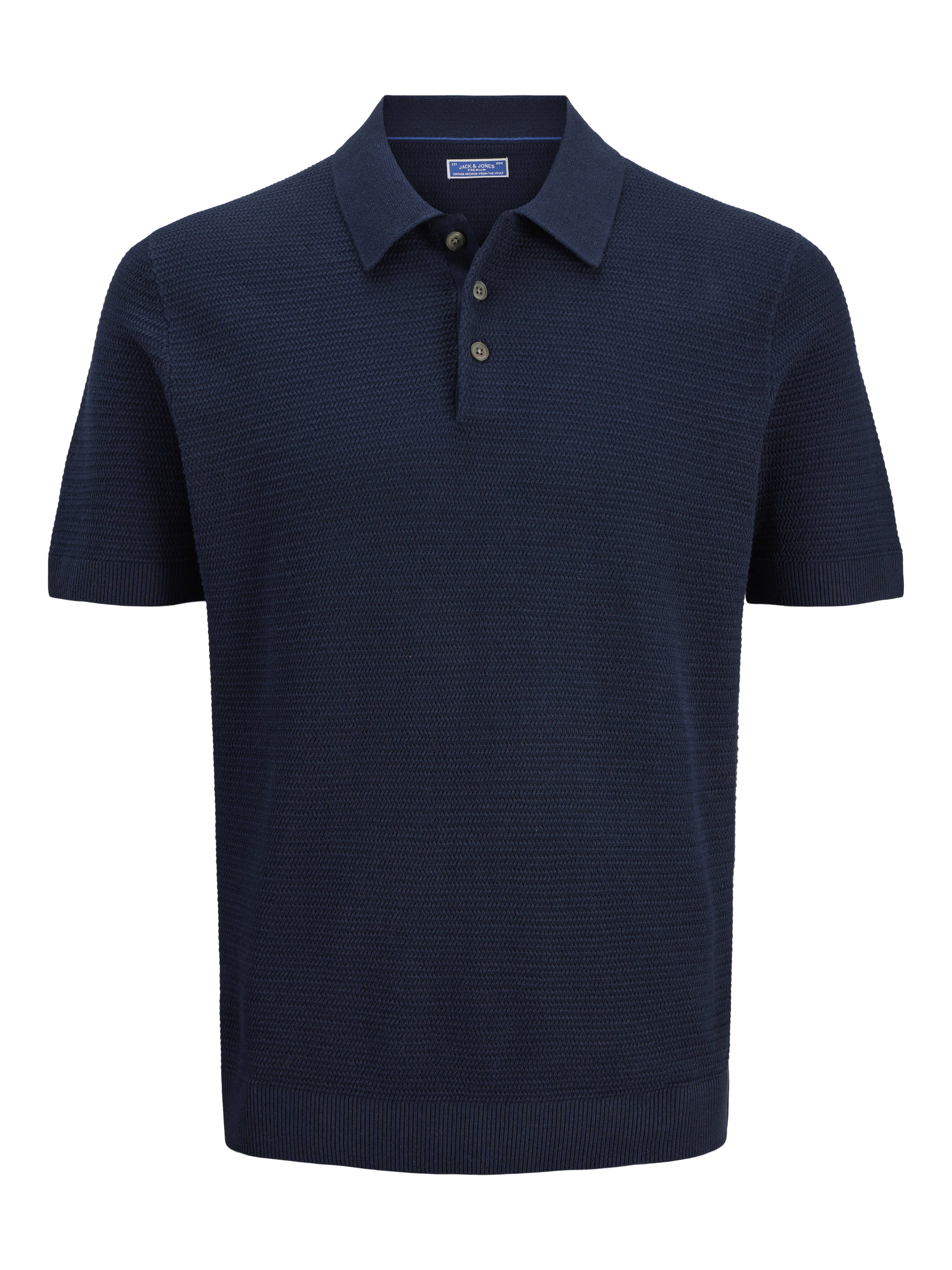 Jack&Jones - Jprbluriley Knit Polo Ss Sn Sky Captain - Gr. - M