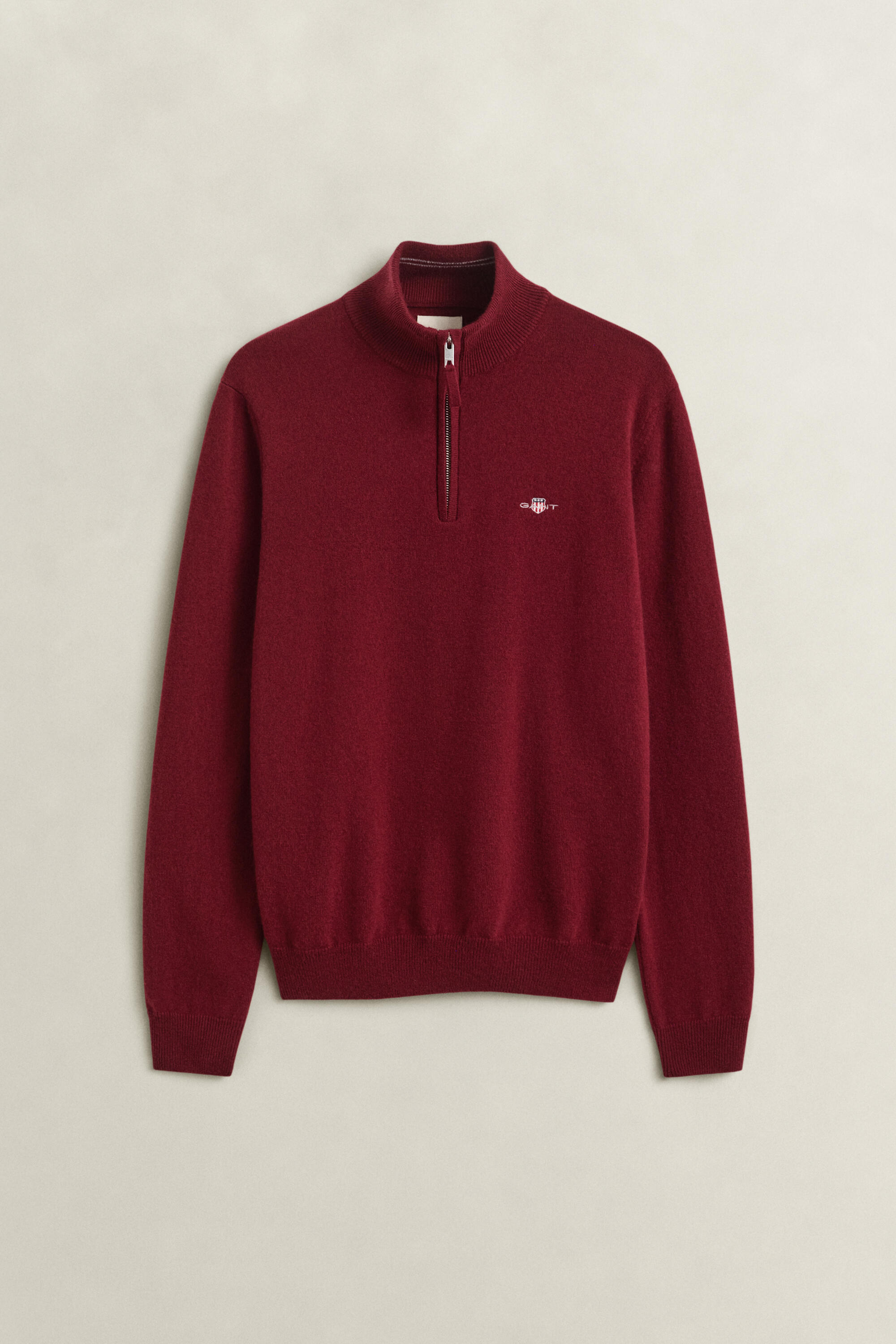 Gant Herren - Troyer Aus Lambswool Plumped Red - Gr. - Xxxl