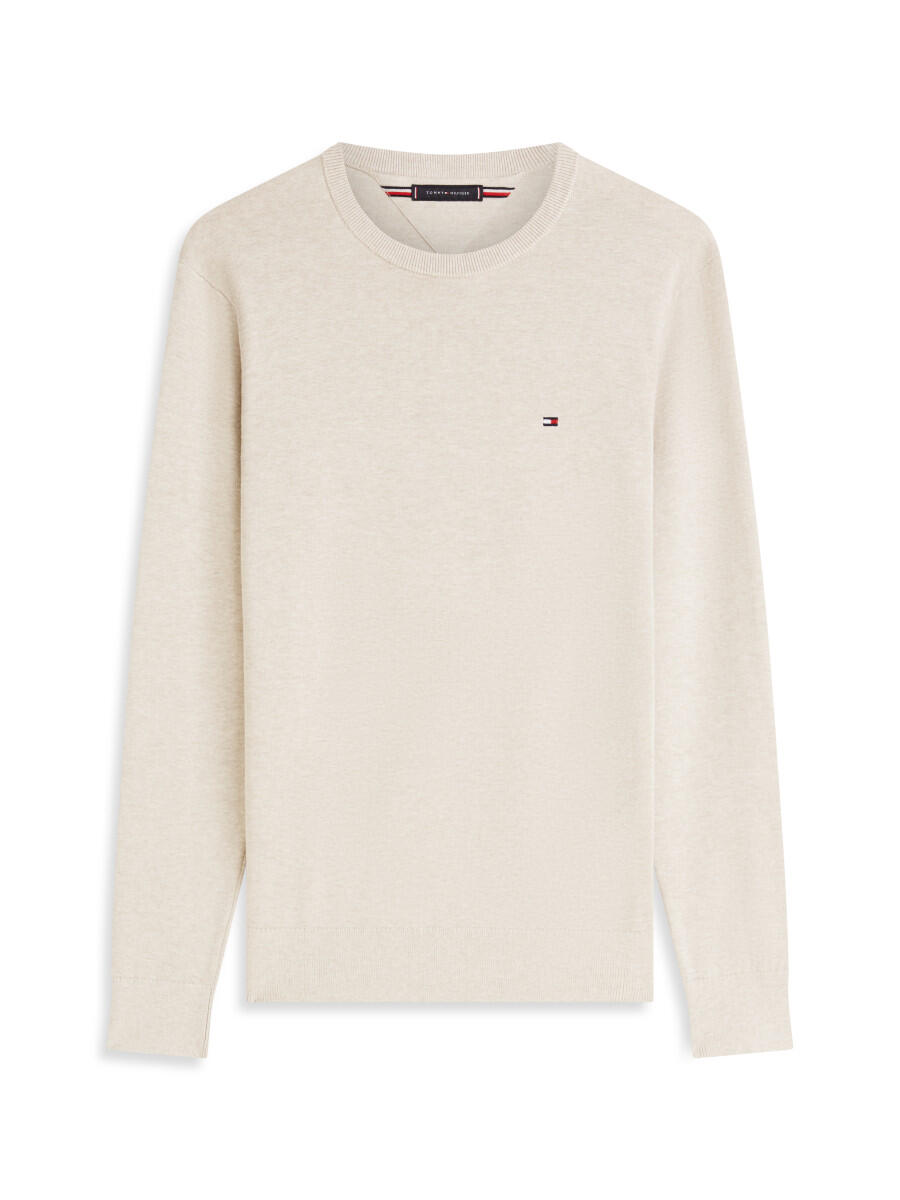 Tommy Hilfiger Braun/Grün - Pullover Mit Flag-Stickerei - Gr. - M