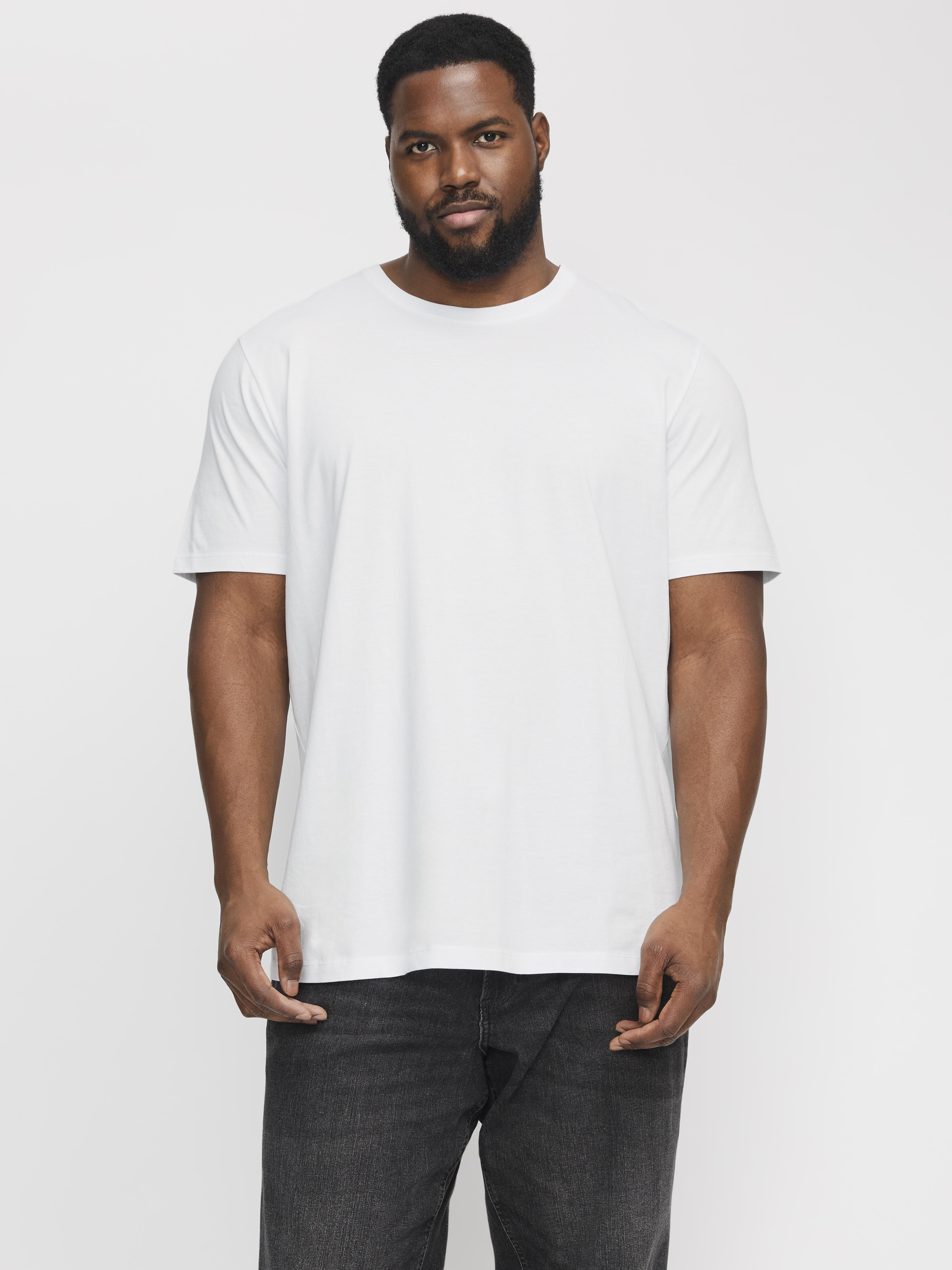 Jack & Jones Weiß T-Shirt O-Neck Gt Organic Basic - Bild 2