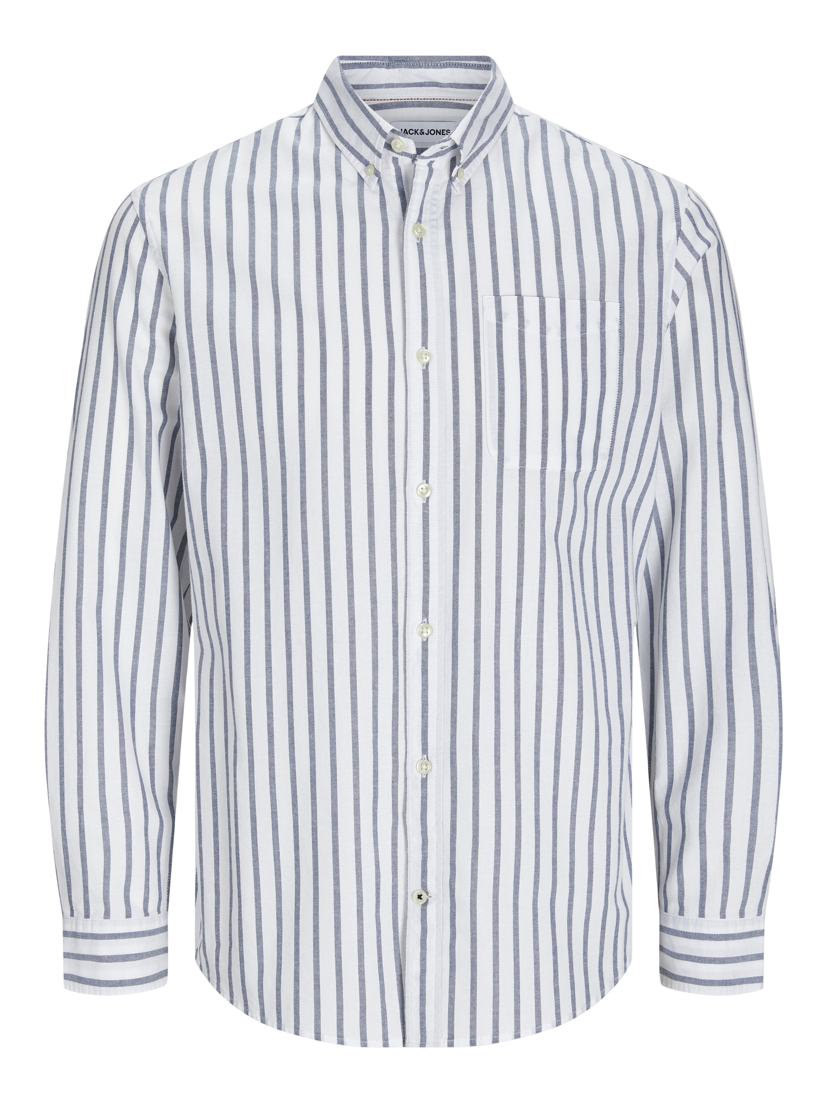 Jack&Jones - Joroxford Shirt Ls Noos Ensign Blue - Gr. - Xl - Bild 4