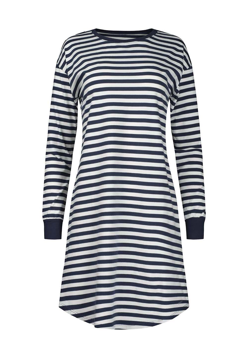 VAN GRAAF Skiny Damen Marine Pyjama-Shirt Baumwolle Mehrfarbig, Größe 44 - Image 5