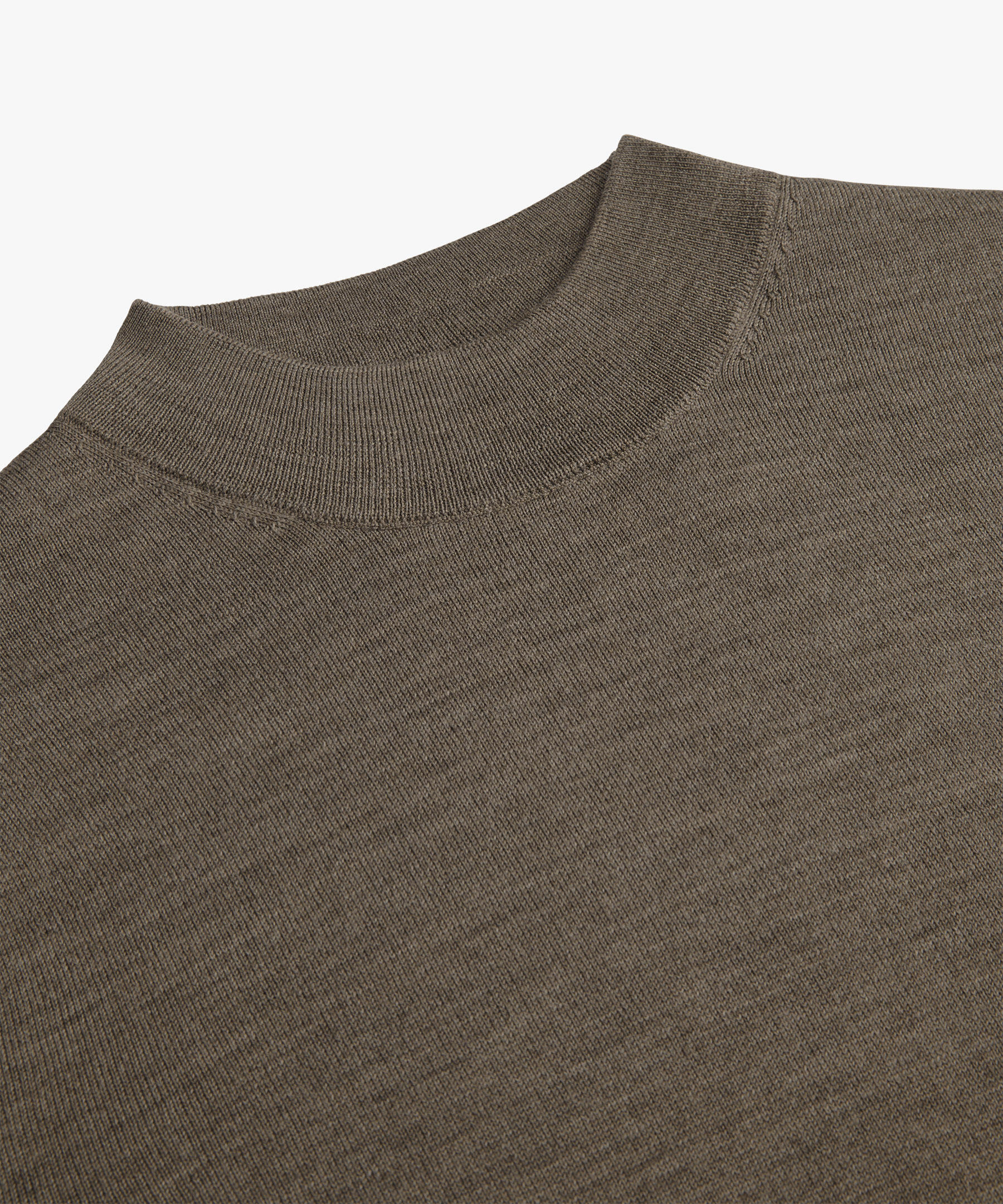Profuomo Braun - Pullover Mock Neck Brown - Gr. - M