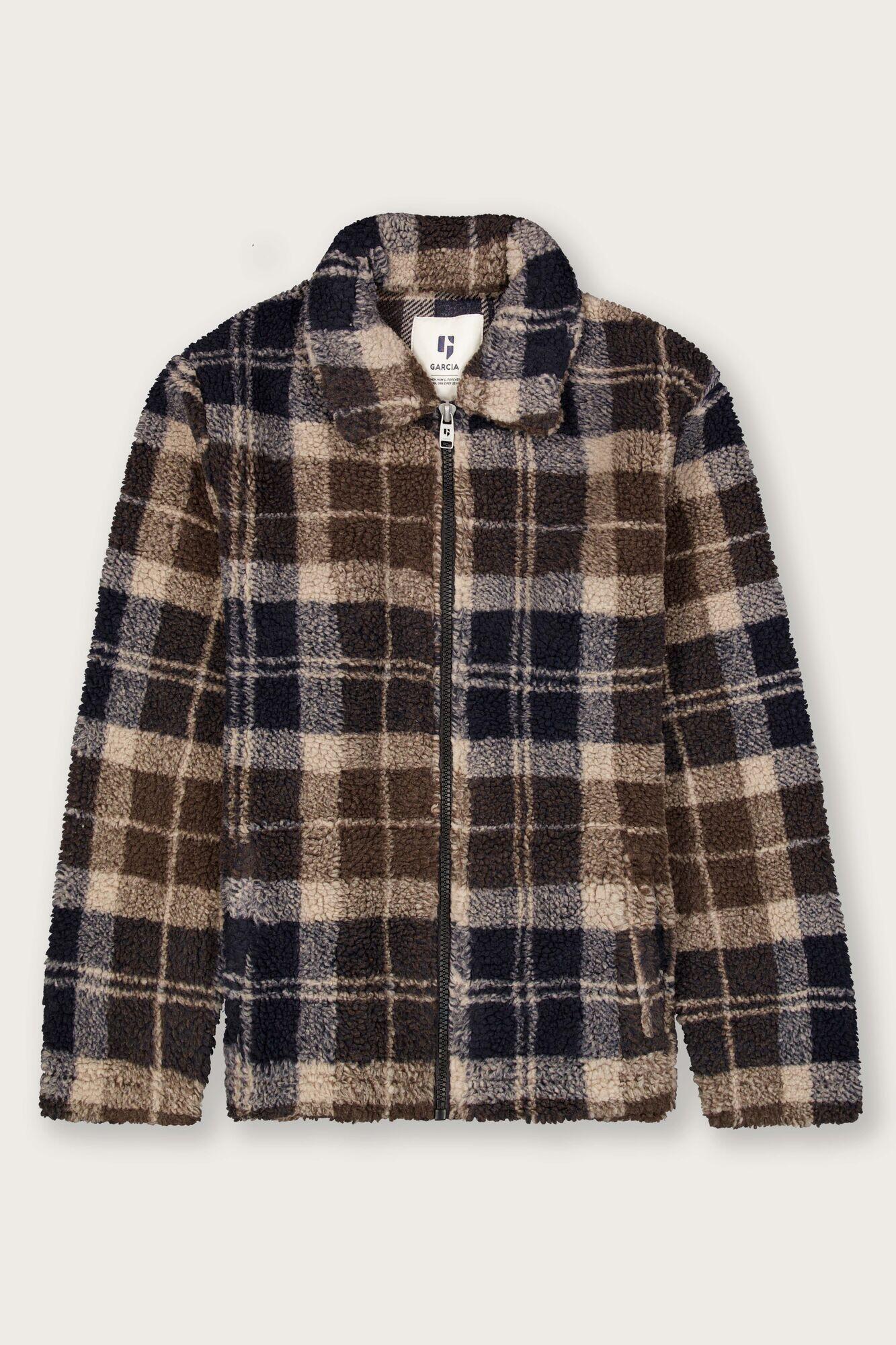 Garcia Braun Kariertes Overshirt L - Bild 2