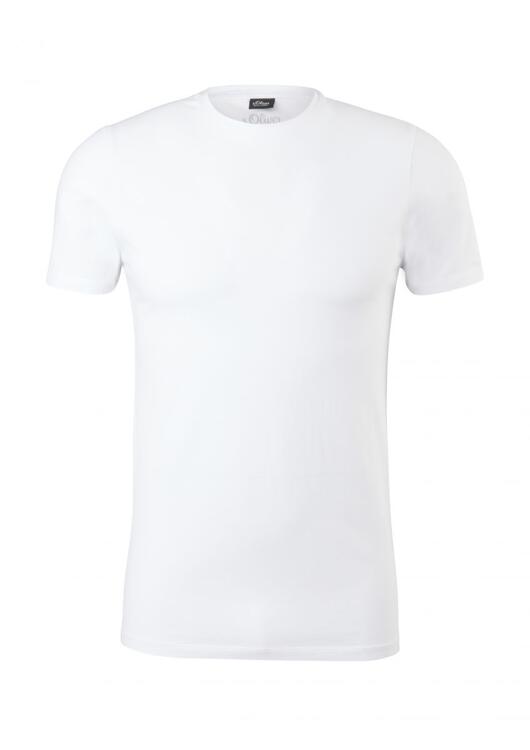 s.Oliver Black Label T-Shirt mit Rundhalsausschnitt - weiß (0100) - XXL |  Deutschland