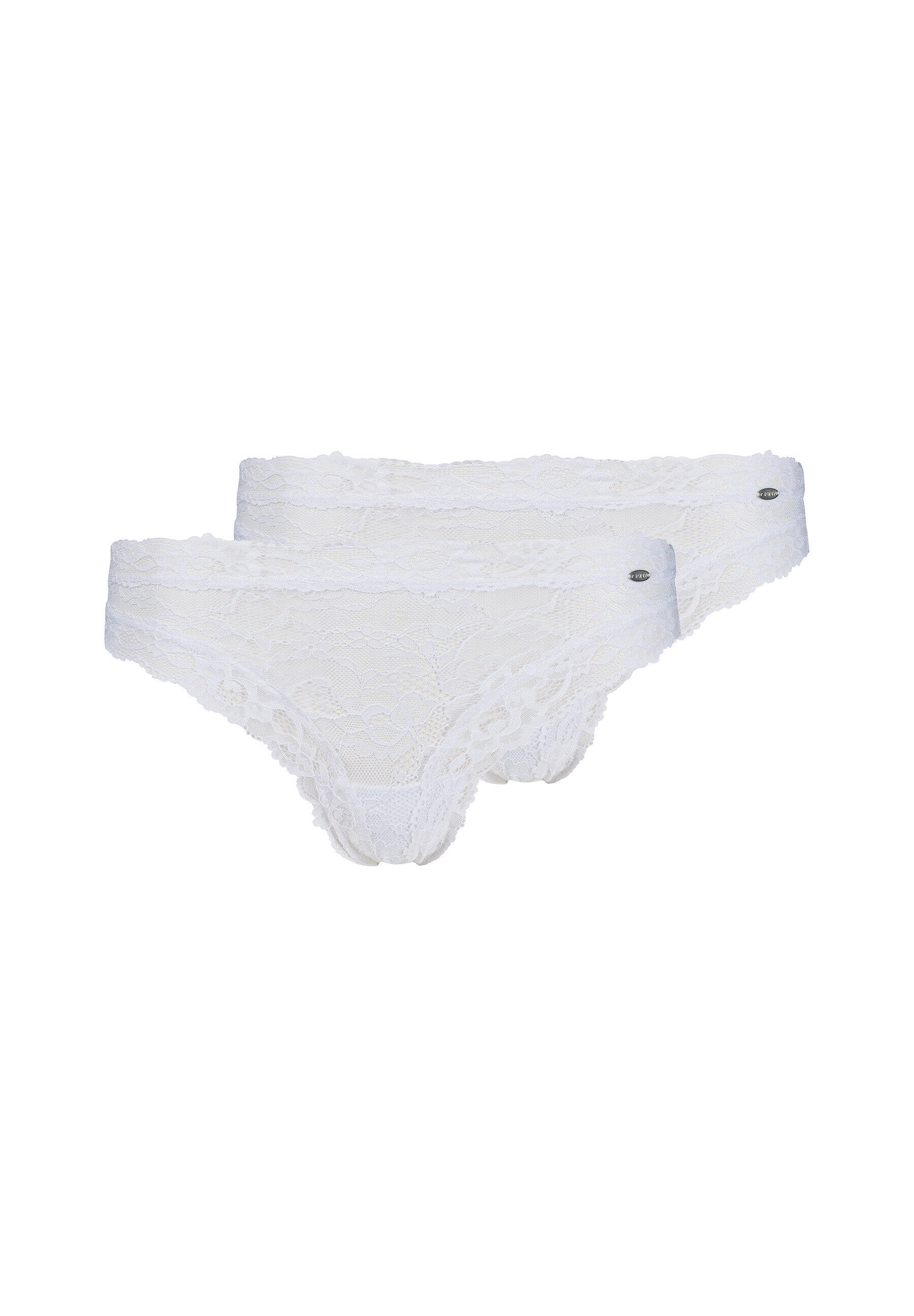 Sk Unisex Weiß Skiny Advantage Lace Thong 2 Pack | 087433-080500 - Bild 2
