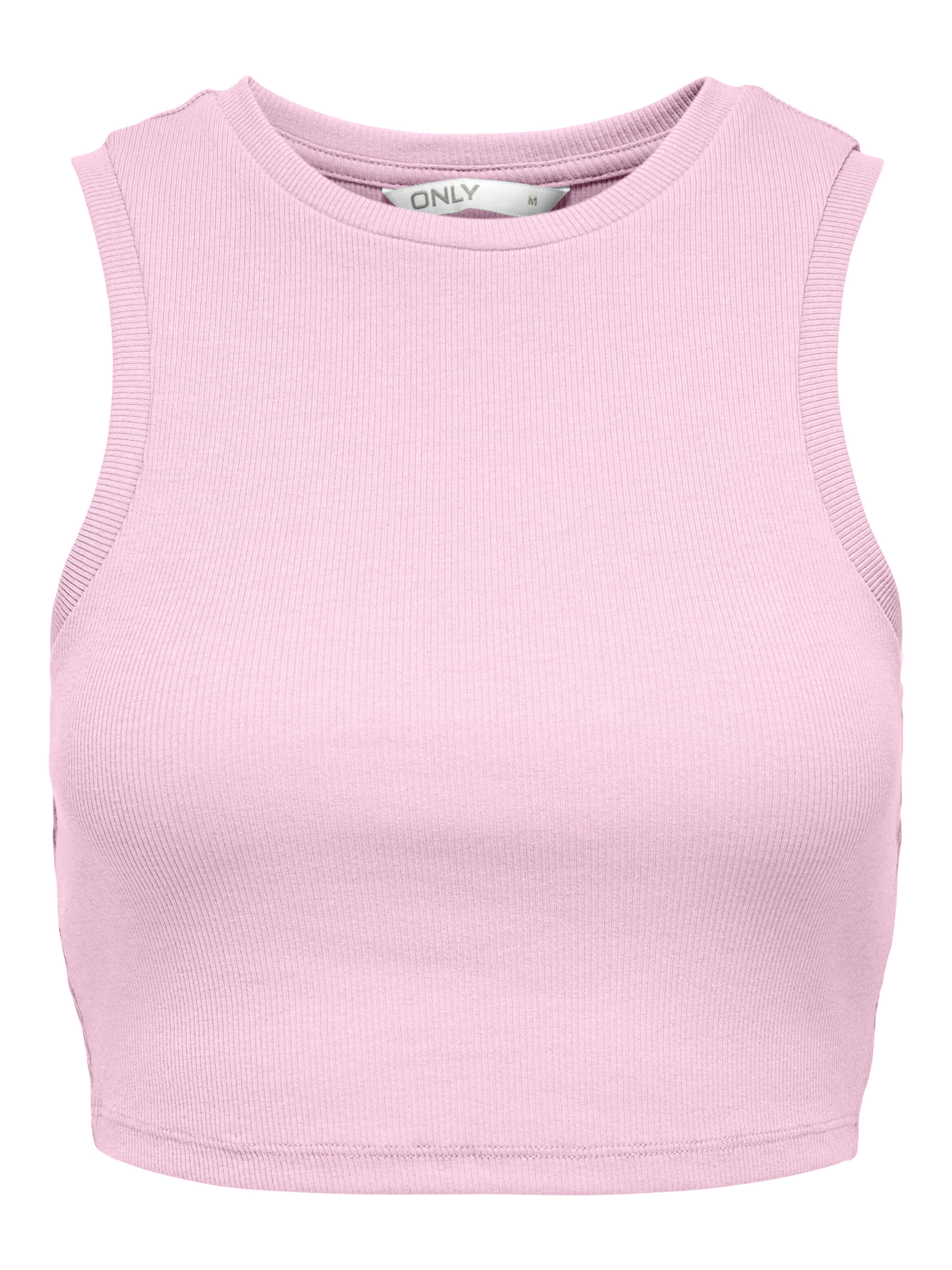 Only - Onlvilma S/L Cropped Tank Top Jrs Noos Pink Lady - Gr. - Xl