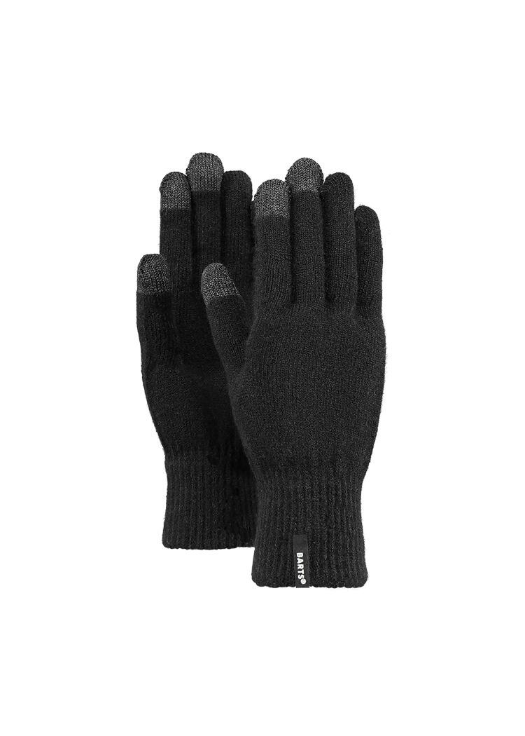 Barts Unisex Schwarz - Feingestrickte Touchscreen-Handschuhe - Gr. - Xl