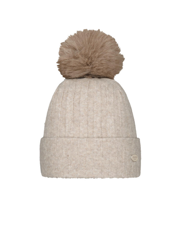 Barts Damen Beige Mütze Augustia - Bild 2