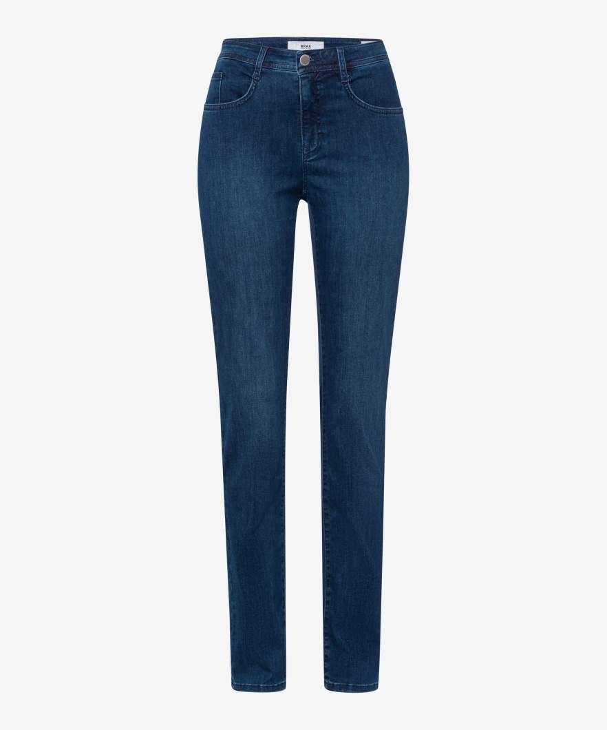 Brax Damen Denim Blau Five-Pocket-Hose Style Mary Used Regular Blue, Gr. 40L - Image 2
