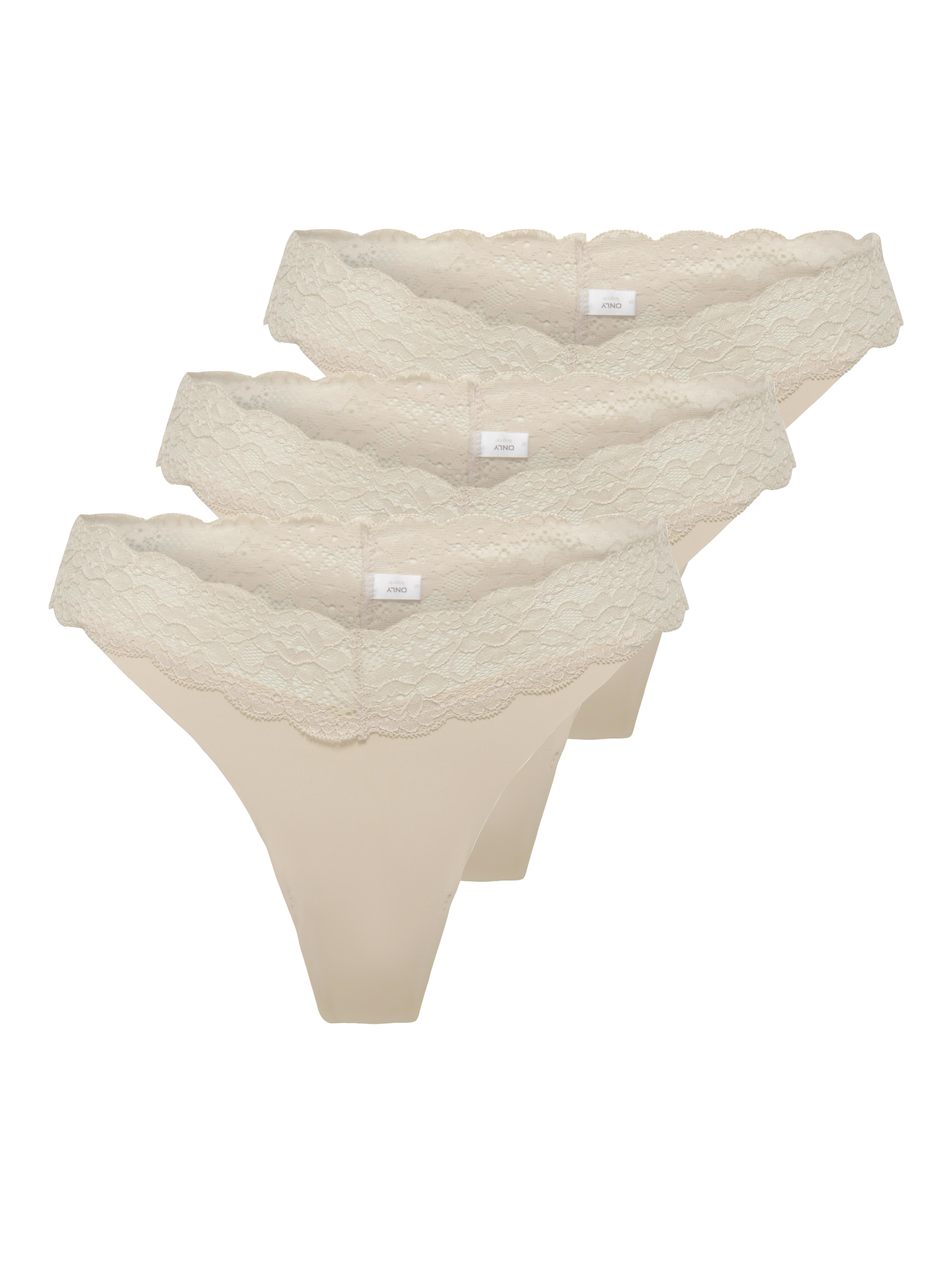 Only Damen Beige String Chloe (X3) - Bild 3