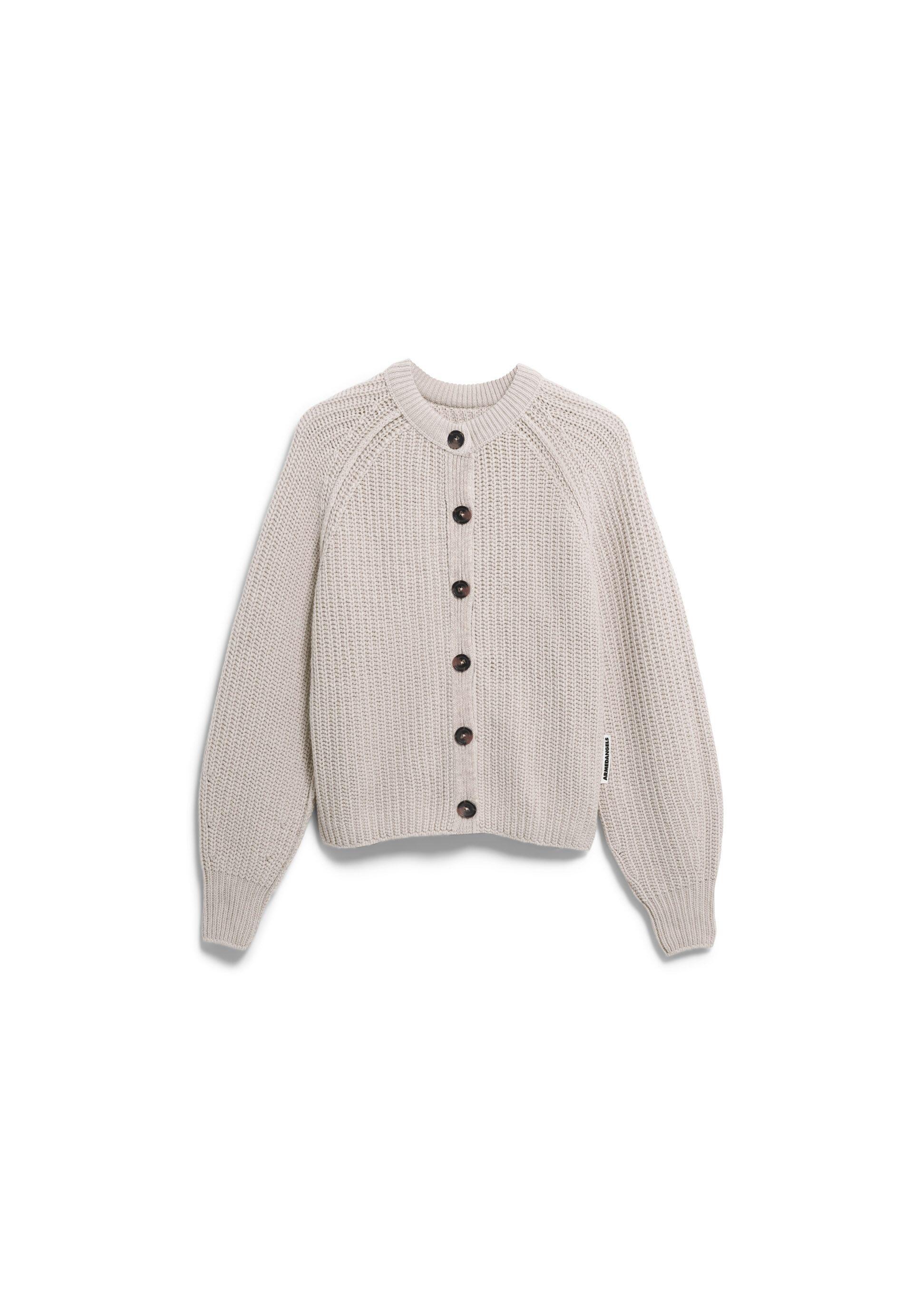 Armedangels - Rib Knit Cardigan Honey Melange - Gr. - L