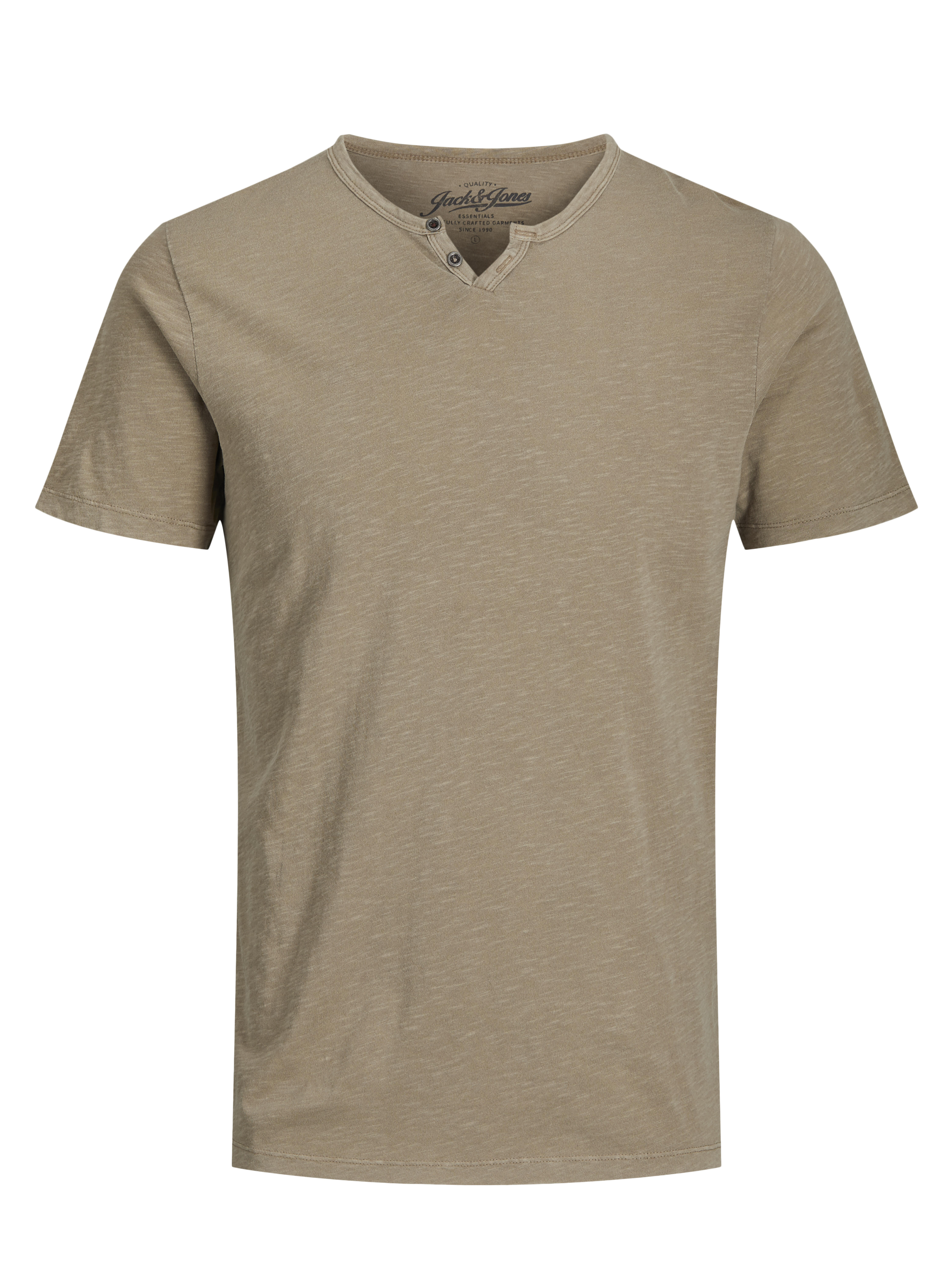 Jack & Jones - T-Shirt - Herren - M - Beige - Bild 2