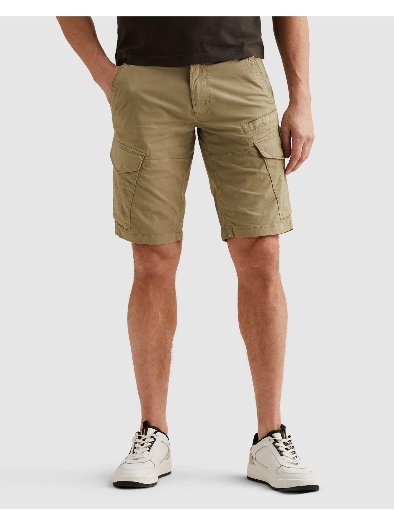 Hemden Pme Legend Herren Beige Tapered Fit Cargo Shorts Einfarbig - Bild 3