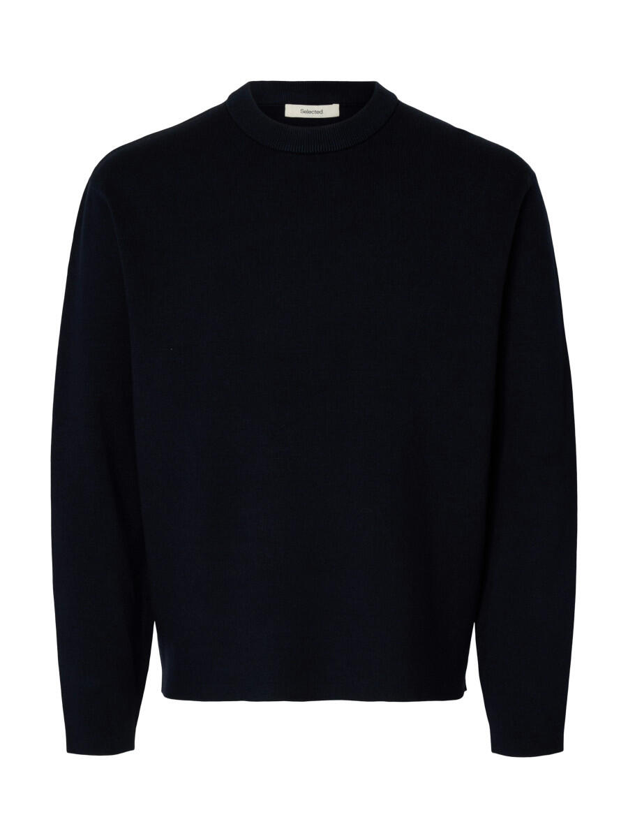 Selected Men Blau - Relaxed Pulover: Slhteller - Gr. - L