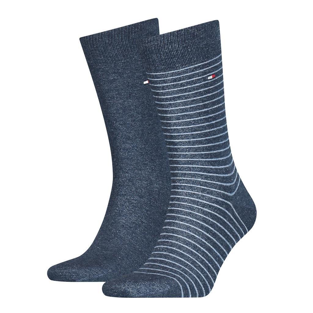 Tommy Hilfiger Blau - Gestreifte Socken - Gr. - 46 - Bild 5