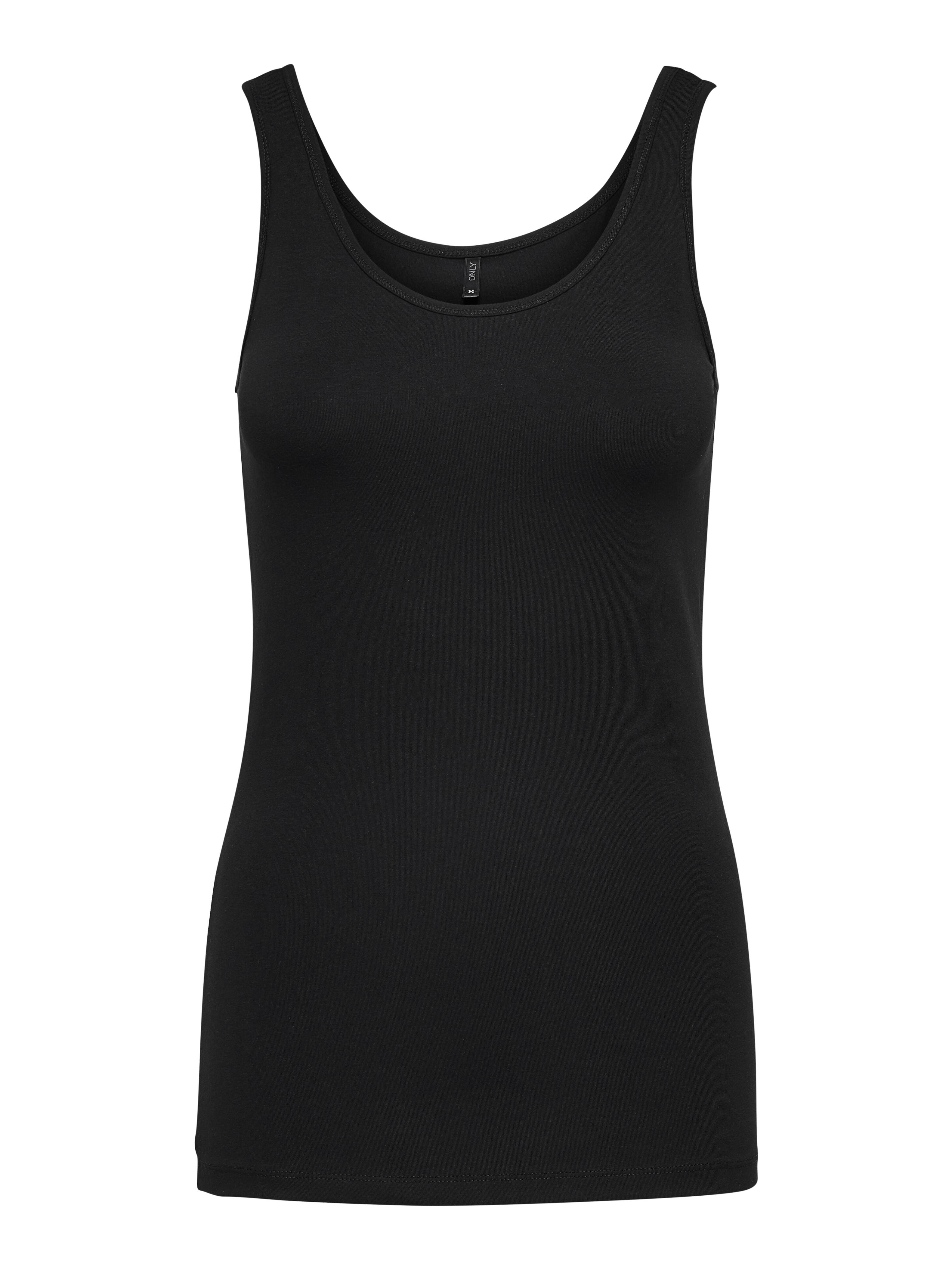 Only - Ärmelloses Tanktop Mit U-Boot-Ausschnitt - Tops - Damen - Schwarzk - Xl - Bild 3