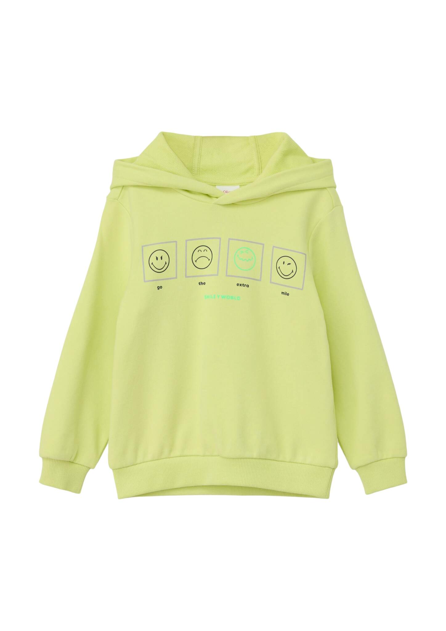 S.Oliver Sweatshirt Mit Kapuze | Weiche Innenseite | Allover Print | Baumwollmix Regular Fit