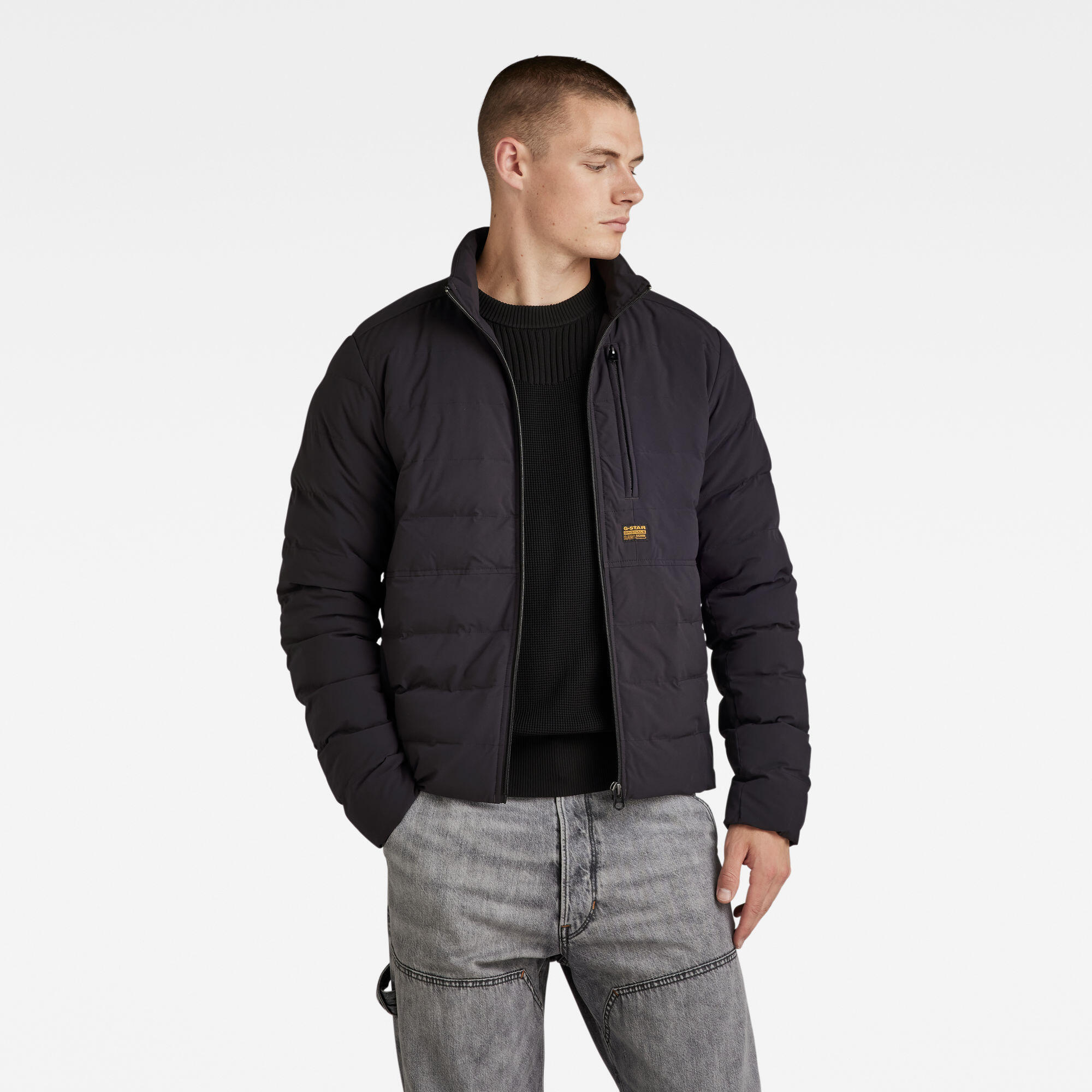 G-Star Herren Schwarz Daunenjacke Foundation Liner - Bild 7