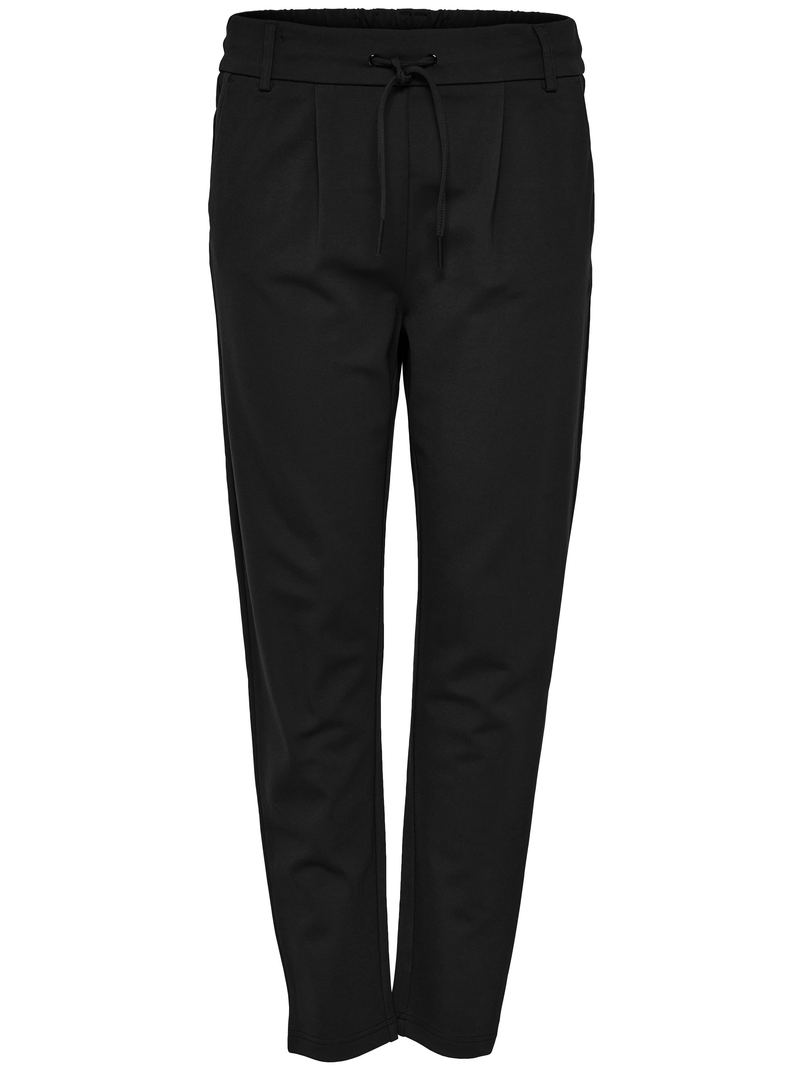 Only Damen Schwarz Stoffhose Poptrash 15115847 Regular Fit - Bild 4