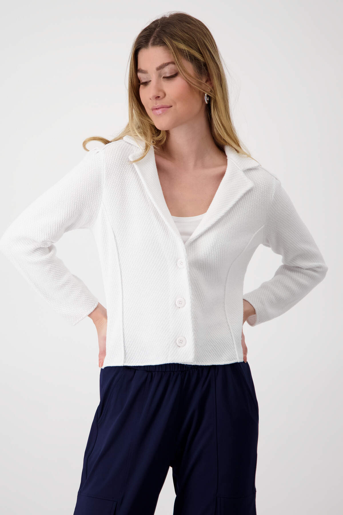 monari Strickblazer mit Reverskragen | Deutschland