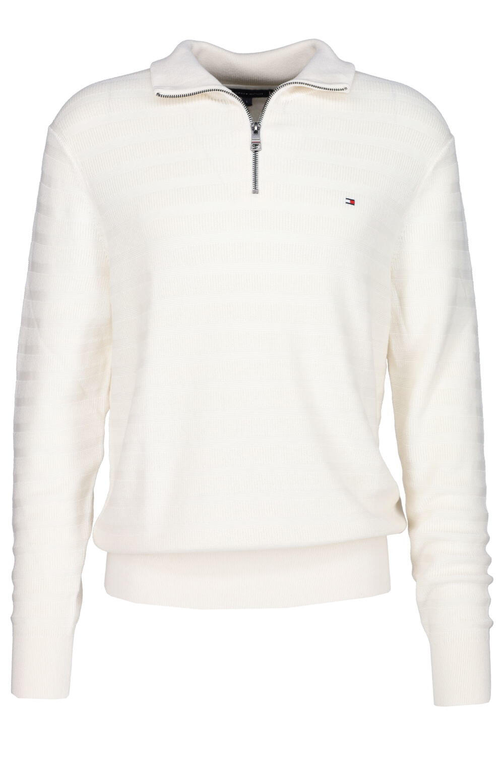 Tommy Hilfiger Pullover Halfzip Structure Ivory - Größe XXL - Bild 3