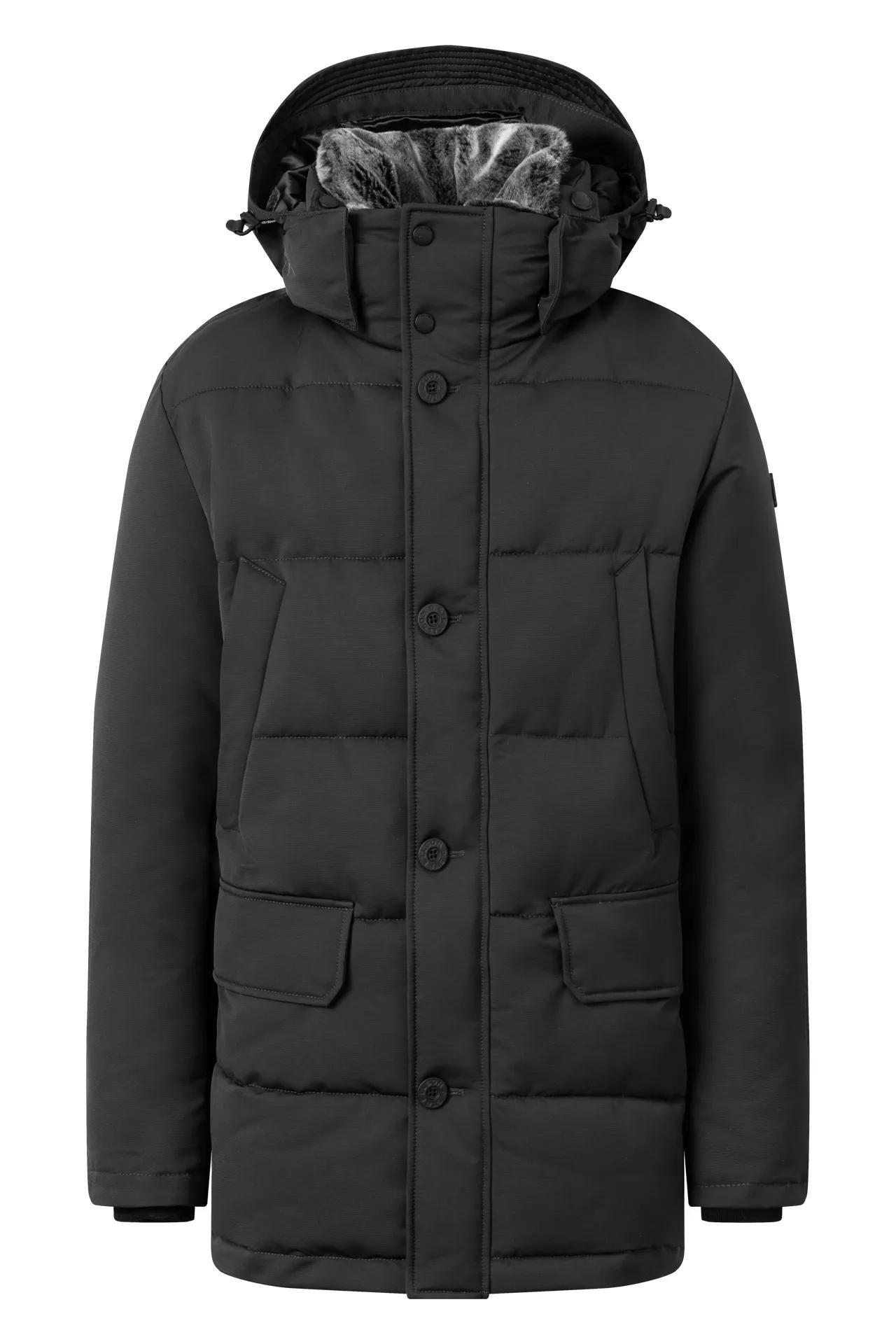 Strellson Herren Steppjacke Piazza Schwarz Größe 52 aus Polyester - Bild 3