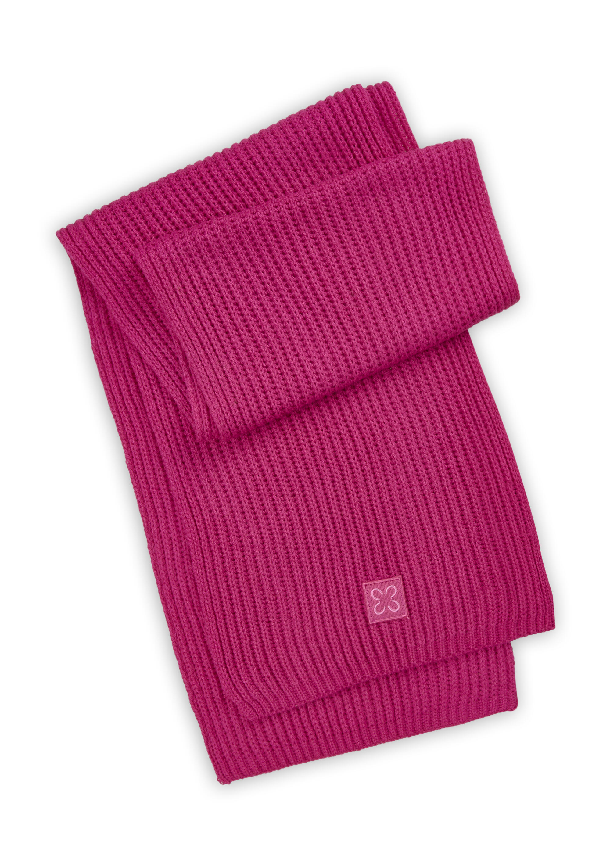 Codello Lifestyle Accessories Gmbh Schal In Weicher Wollmischung Aus Rippenstrick Pink - Gr. - One Size