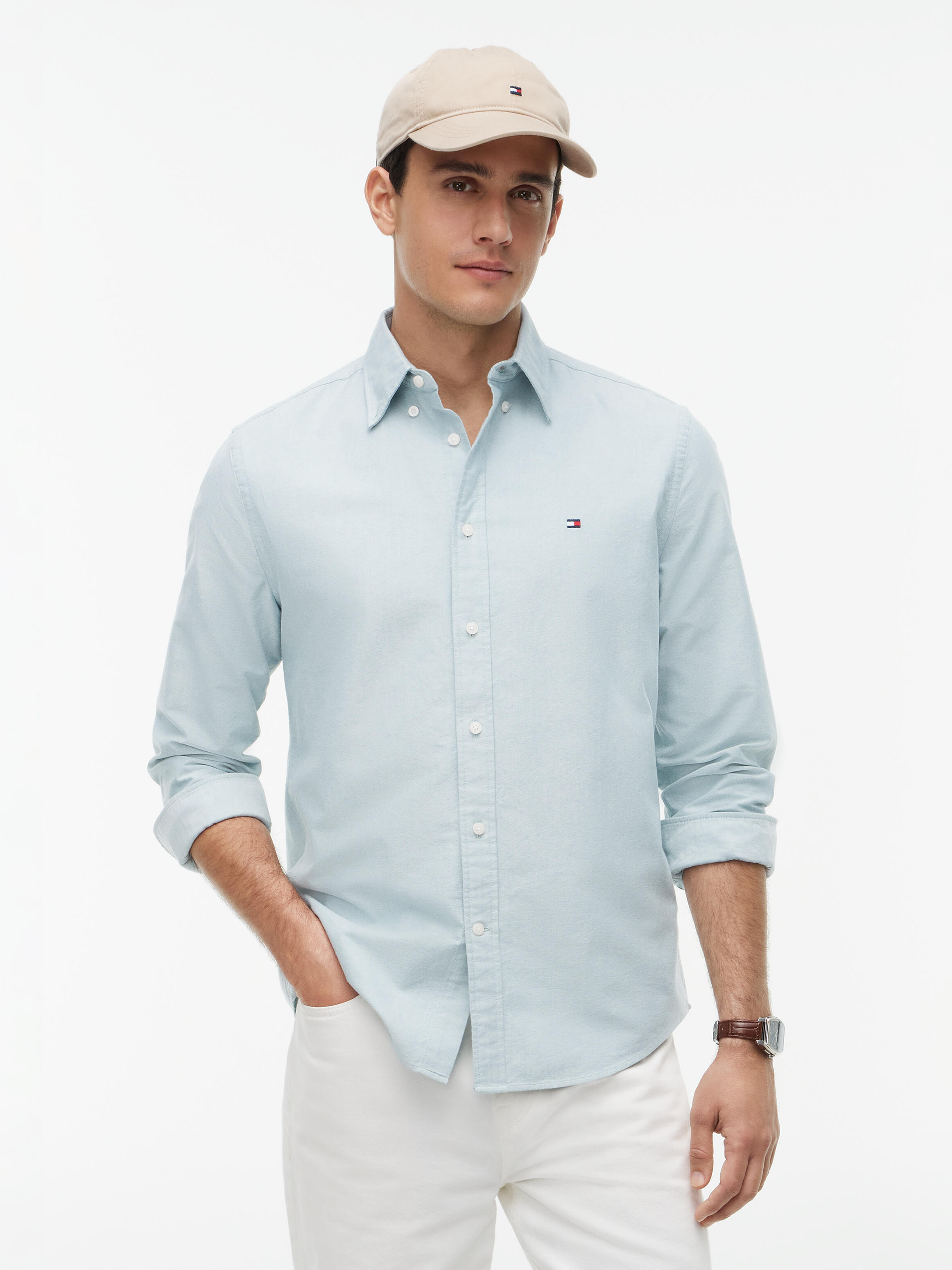 Tommy Hilfiger Menswear (Pvh Group) Solid Heritage Oxford Rf Shirt Ornamental Green - Gr. - Xl - Bild 3