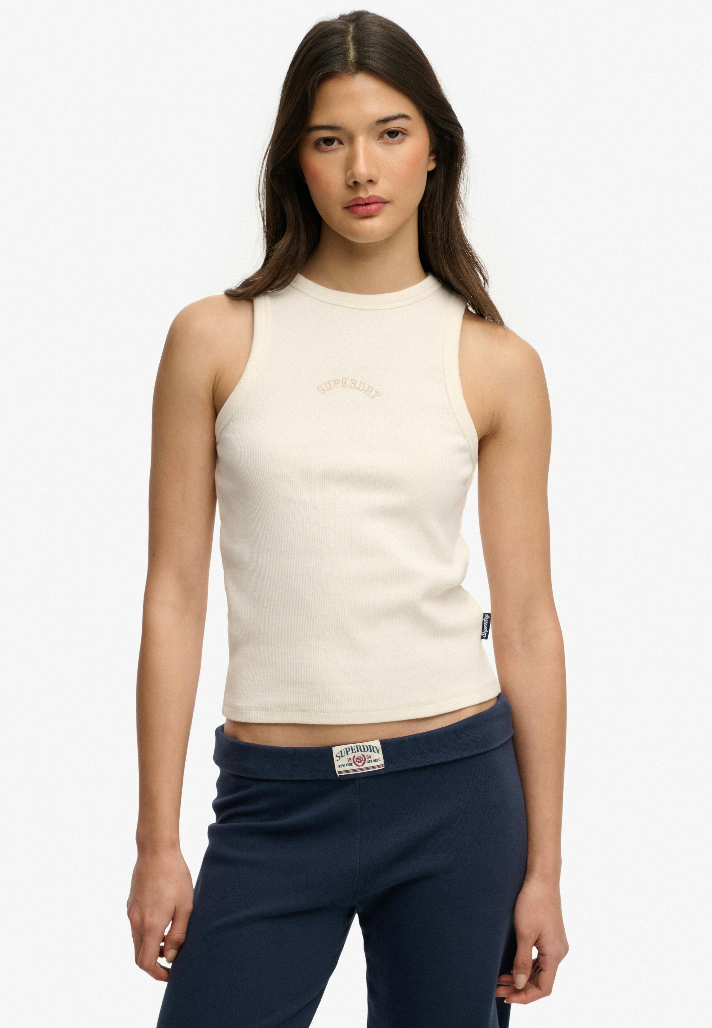Superdry Damen Weiß -Top Racer - Bild 2