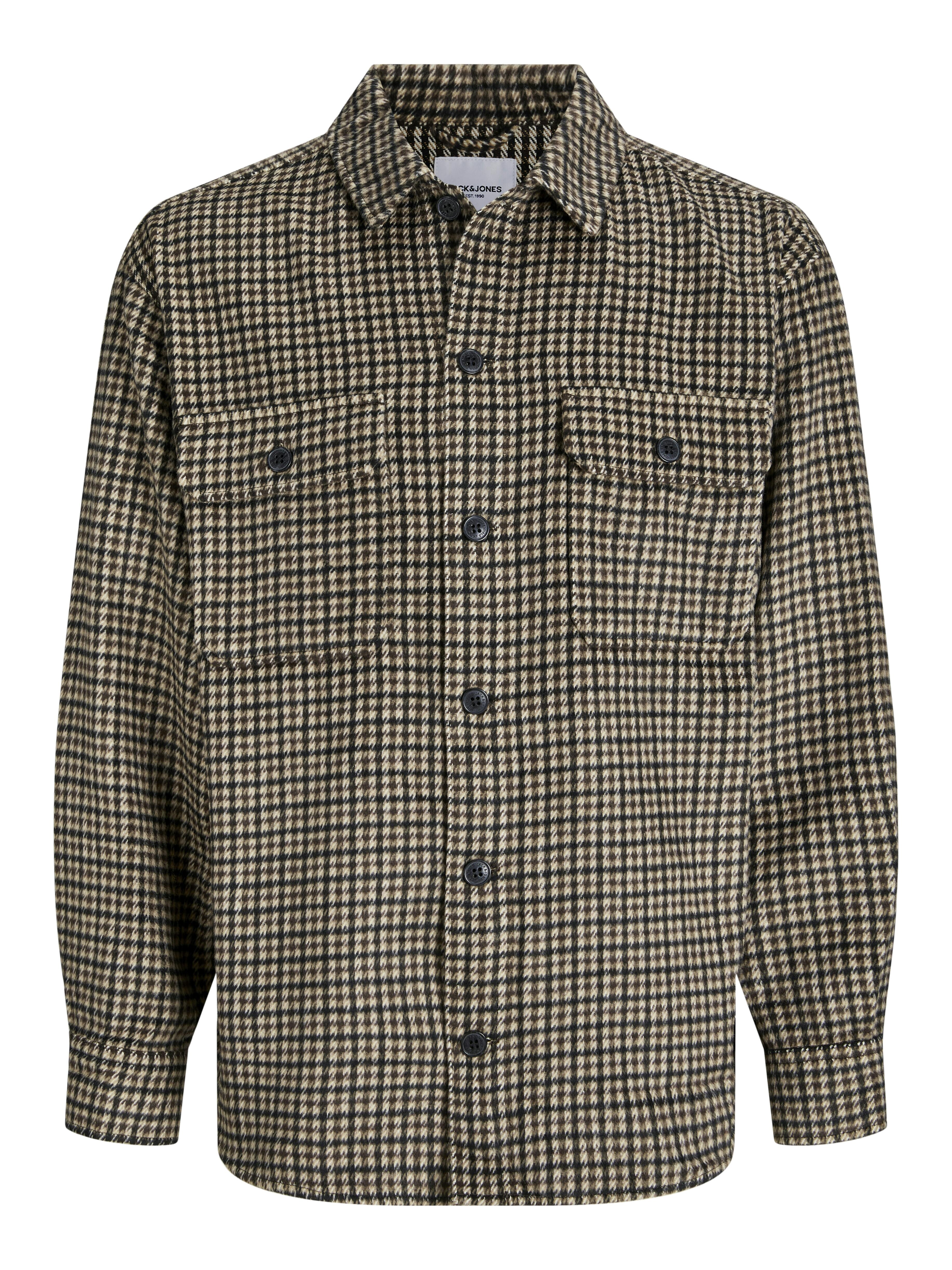 Jack & Jones Herren Marron Überhemd Ebradley Ollie - Bild 5