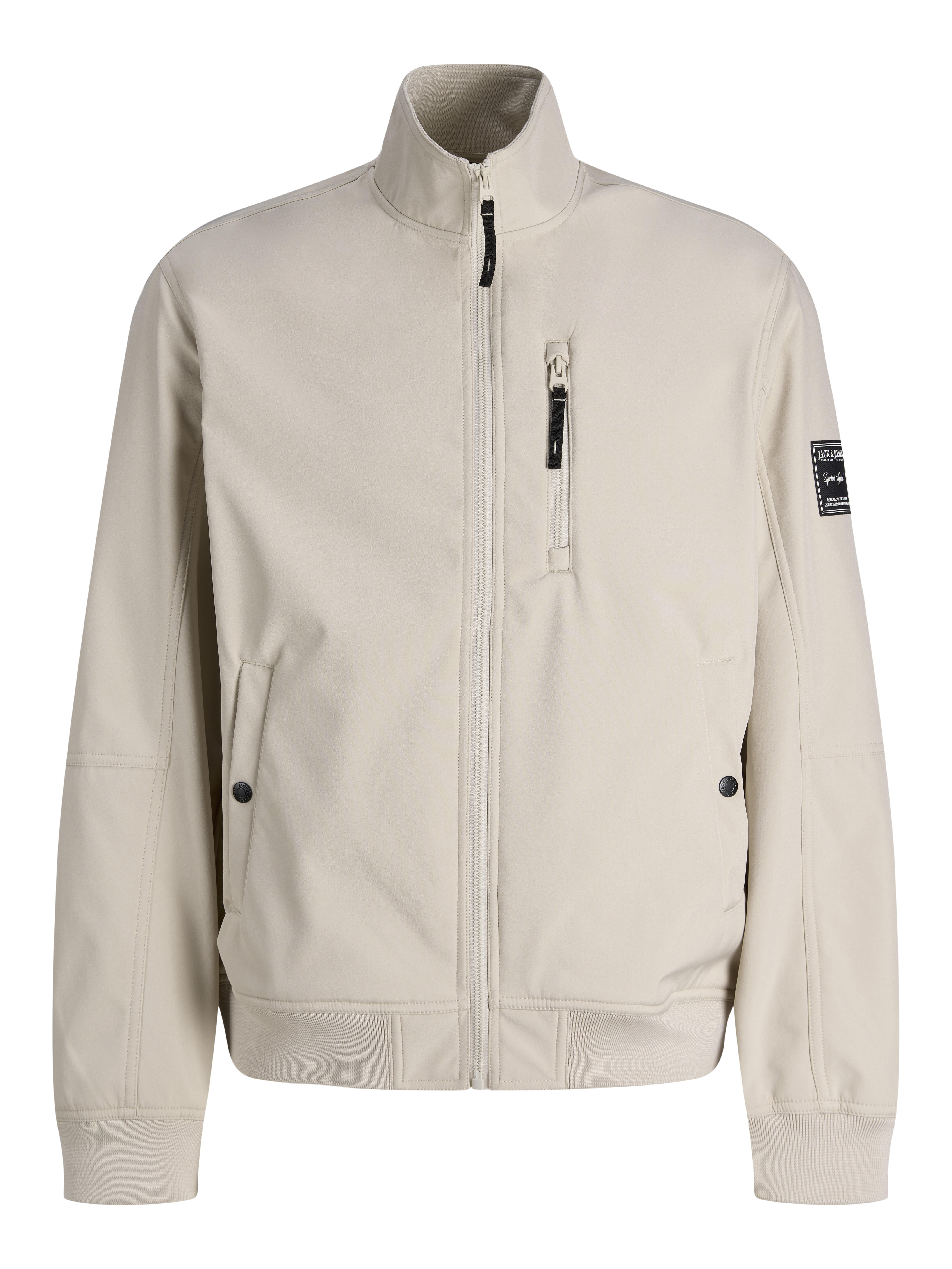 Jack & Jones Herren Softshell Jacke - Beige - Gr. L - Bild 2