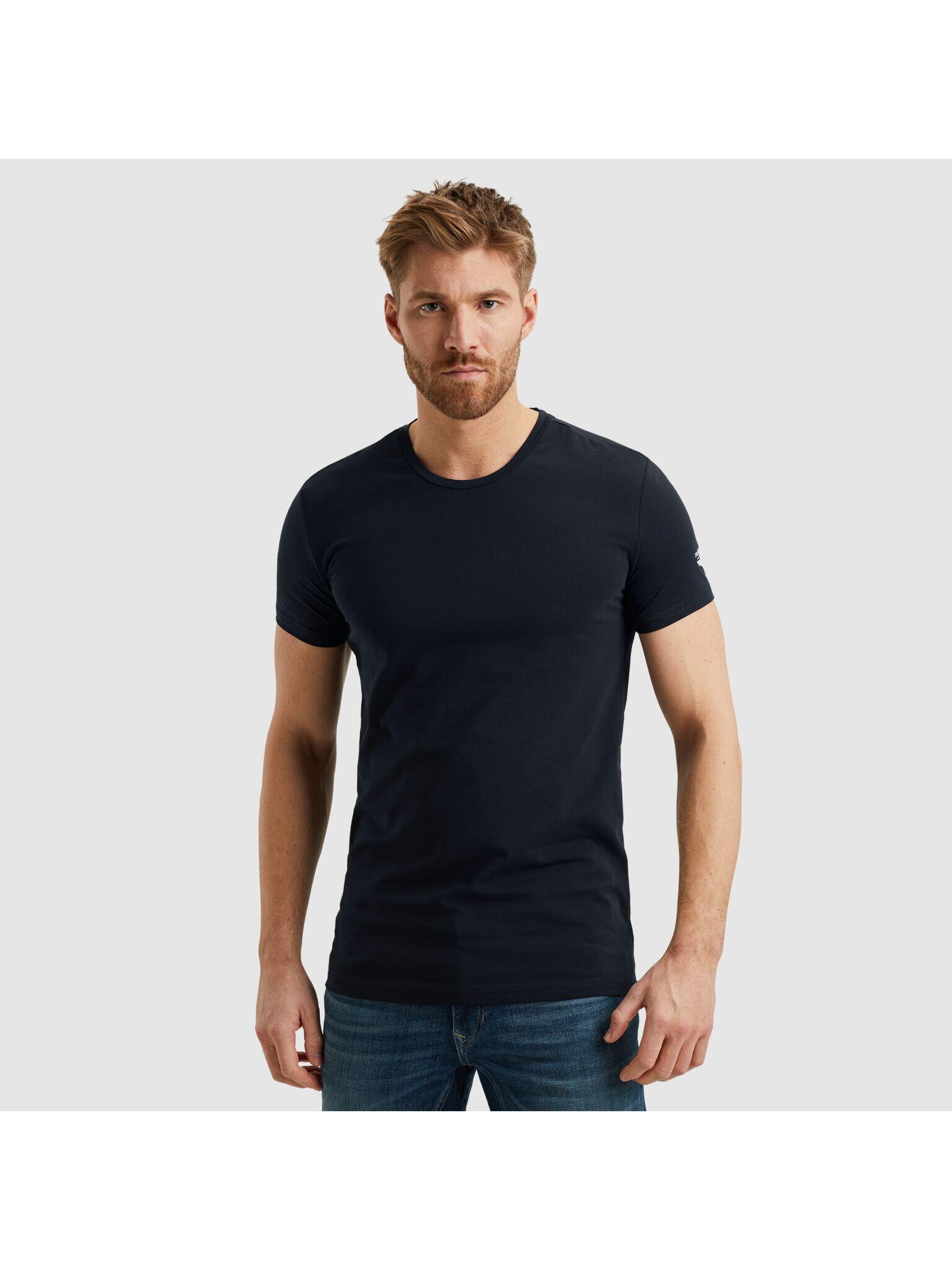 Pme-Legend Herren Blau/Schwarz T-Shirt Pme Legend "Pme 2-Packbasict-Shirt", Gr. 3XL, ( Sapphire), Jersey, Obermaterial: 95% Baumwolle, 5% Elasthan, Unifarben,... - Bild 4