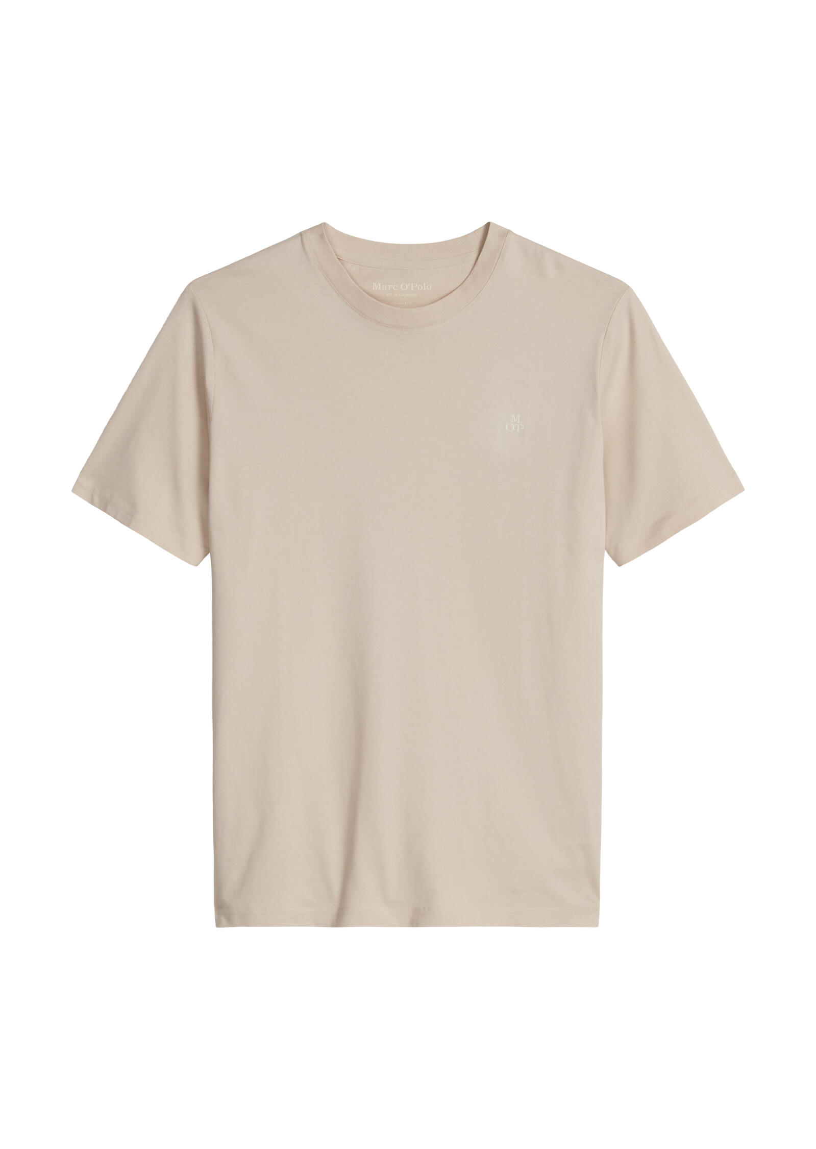 Marc O'polo Casual - T-Shirt Regular Garment-Dyed Grey Silk - Gr. - L