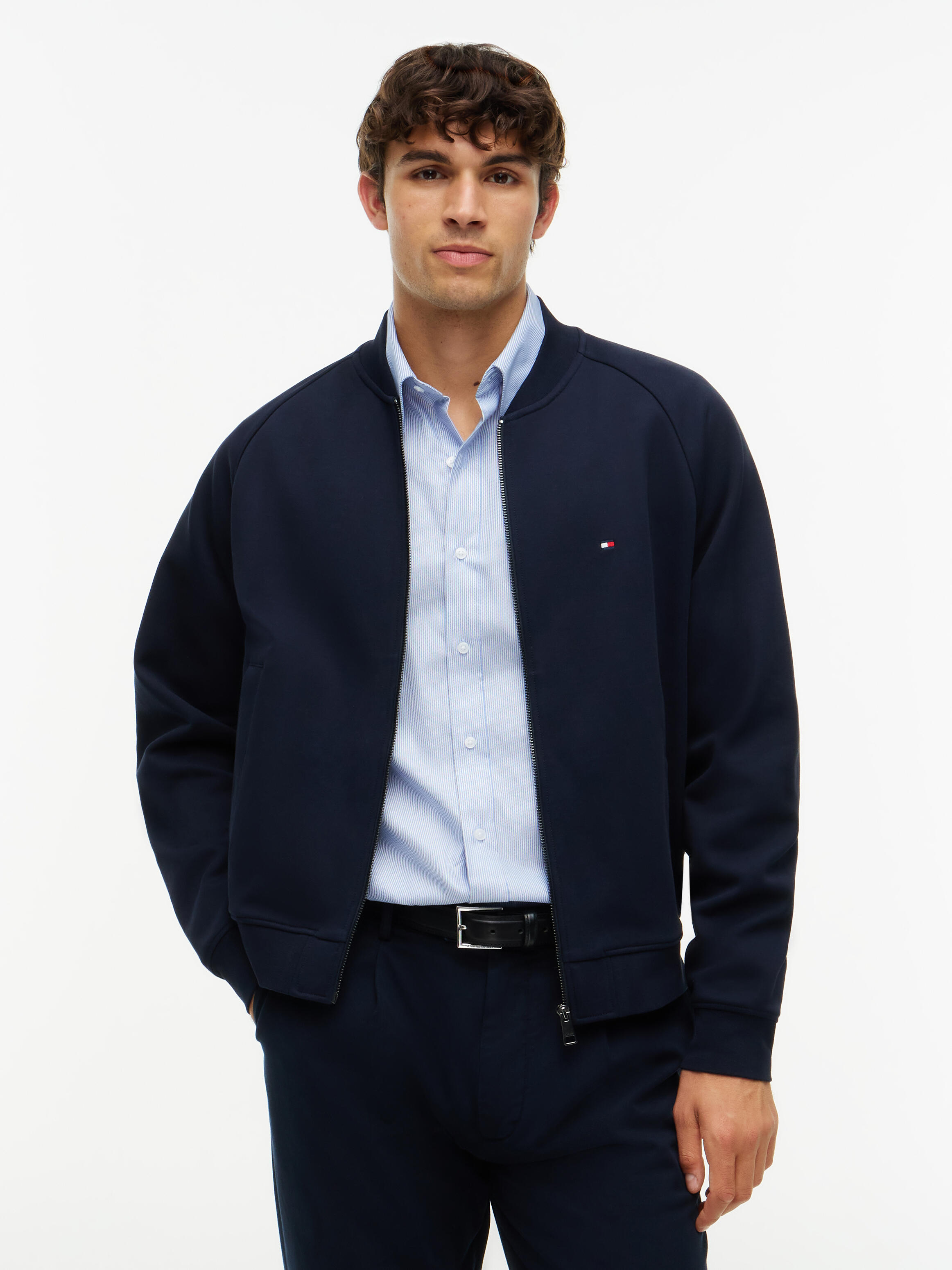 VAN GRAAF Tommy Hilfiger Herren Marine Sweatjacke Blau, Extra Groß - Bild 2