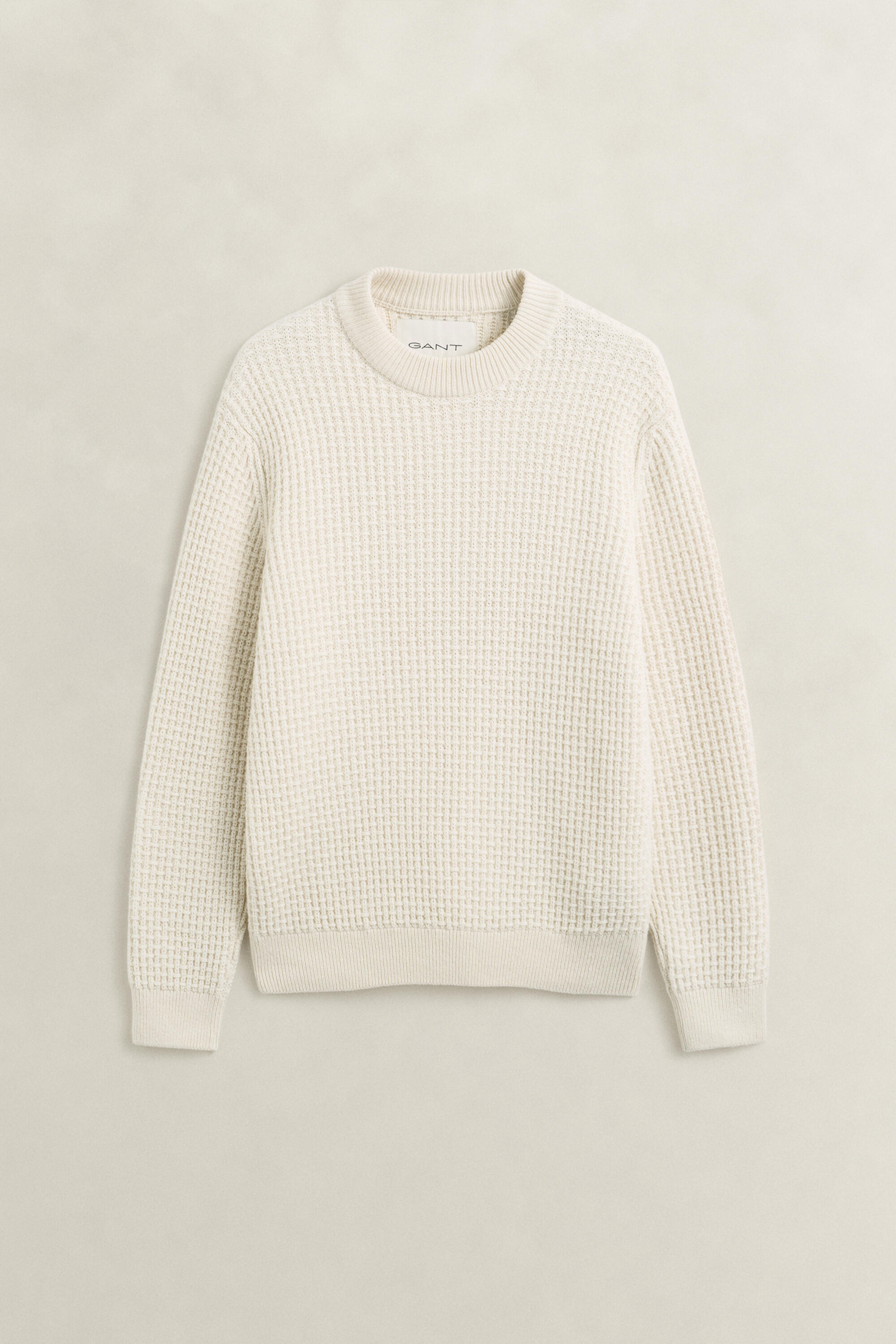 Gant Herren Creme Pullover, Gr. M - Bild 3