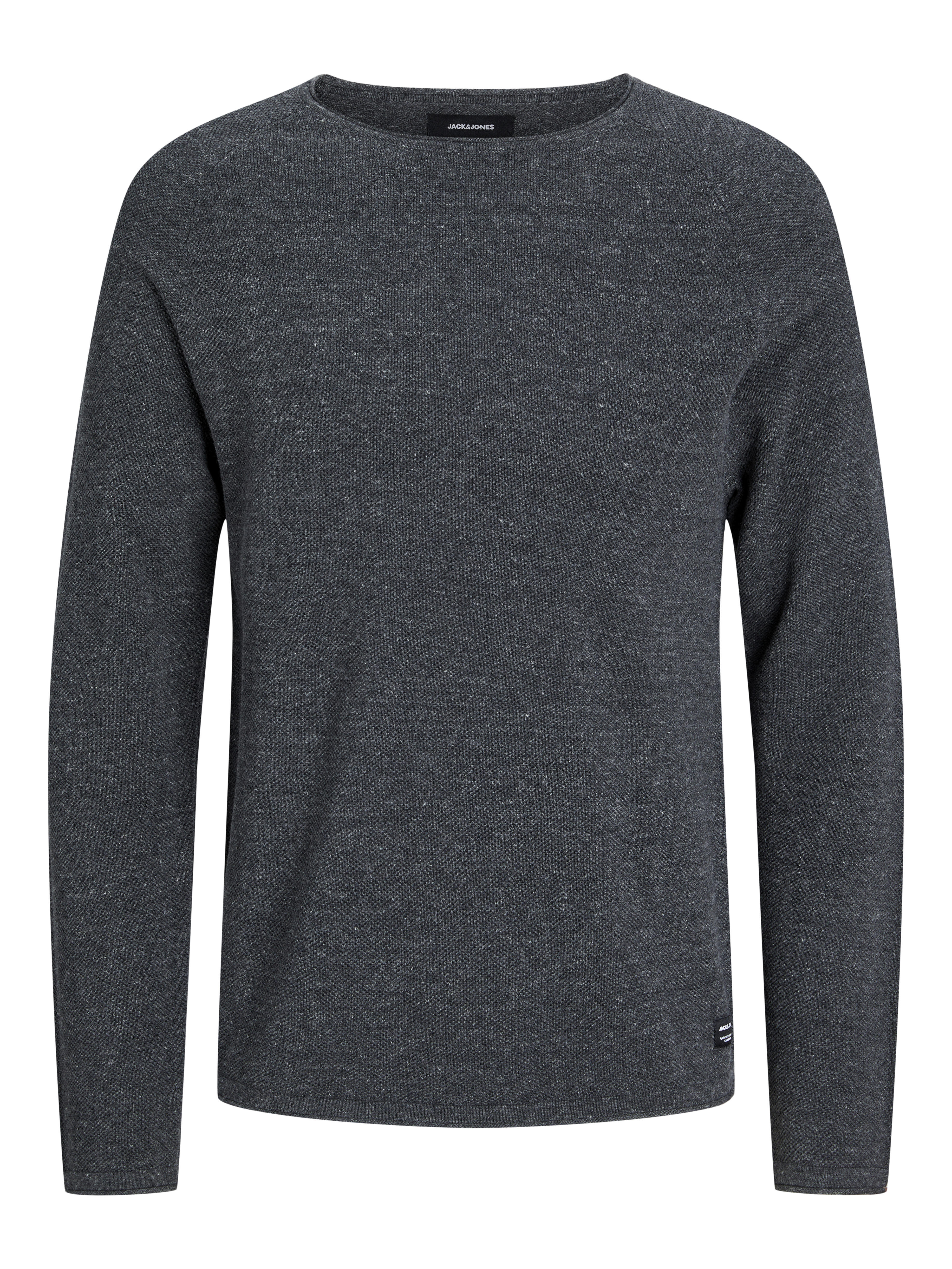 Jack & Jones Grau Rundhals-Pullover Hill - Bild 4